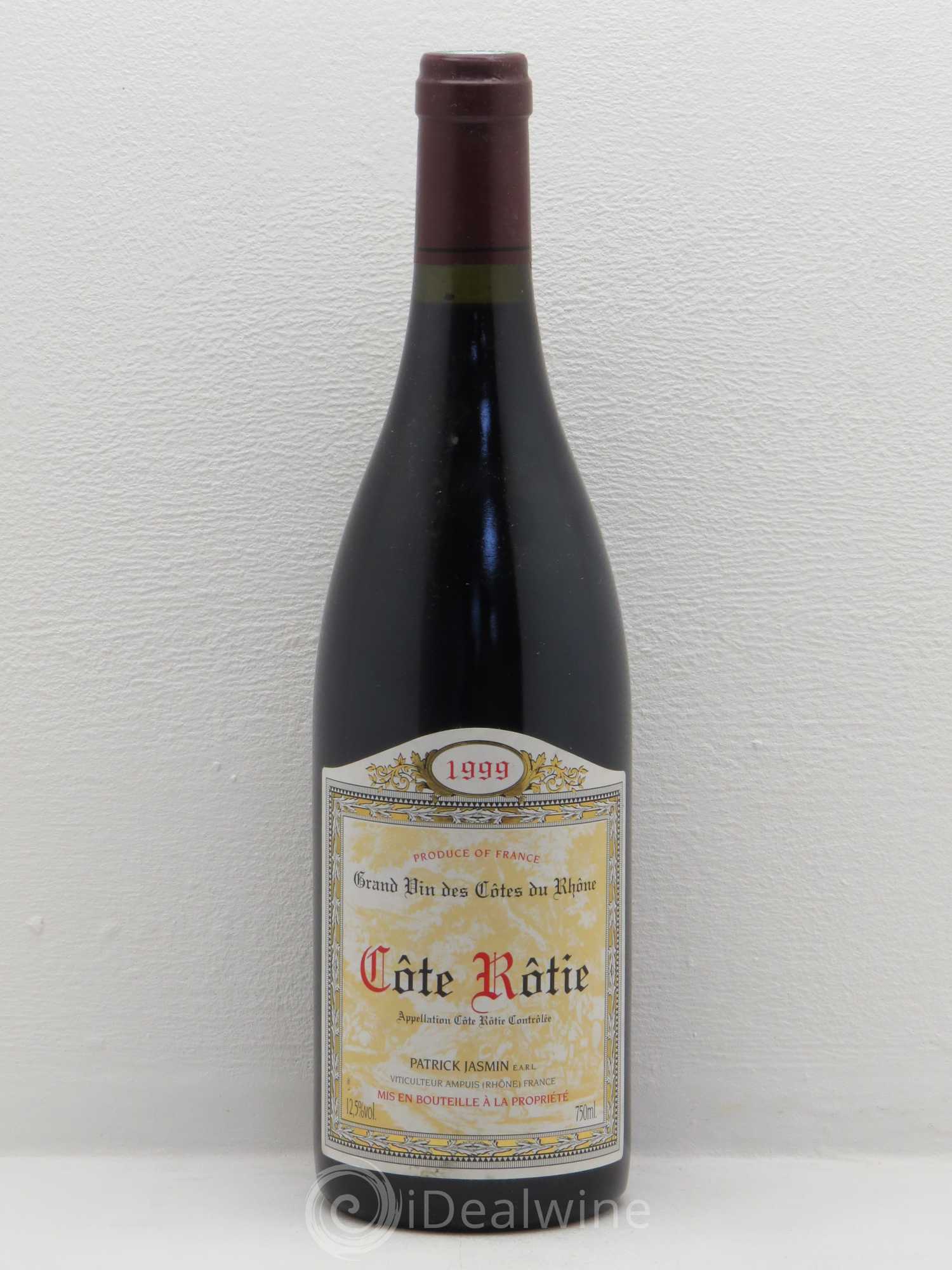 Côte-Rôtie Jasmin (Domaine) 1999 - Lot de 1 bouteille - 0