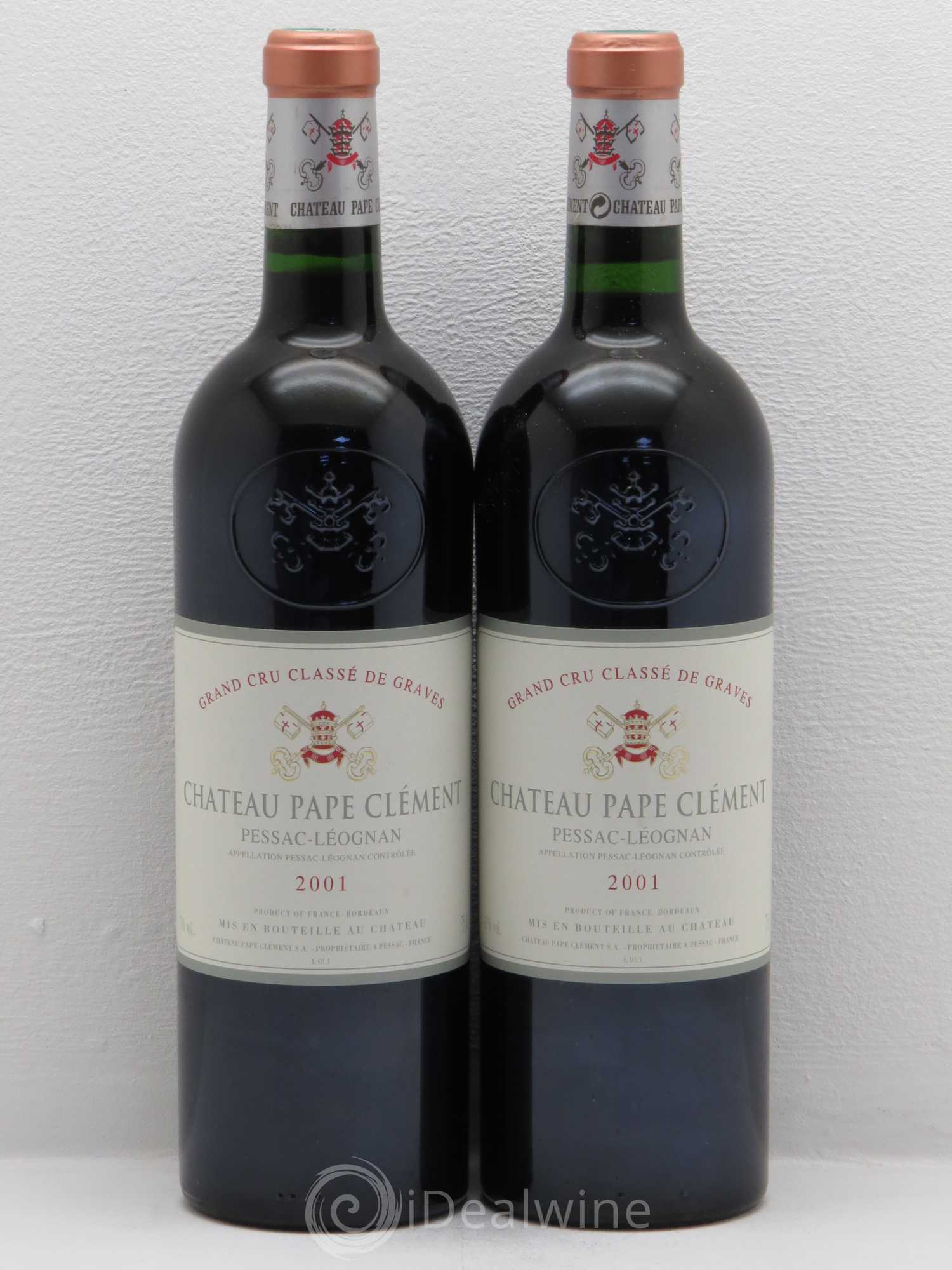 Château Pape Clément Cru Classé de Graves 2001 - Lot de 2 bouteilles - 0