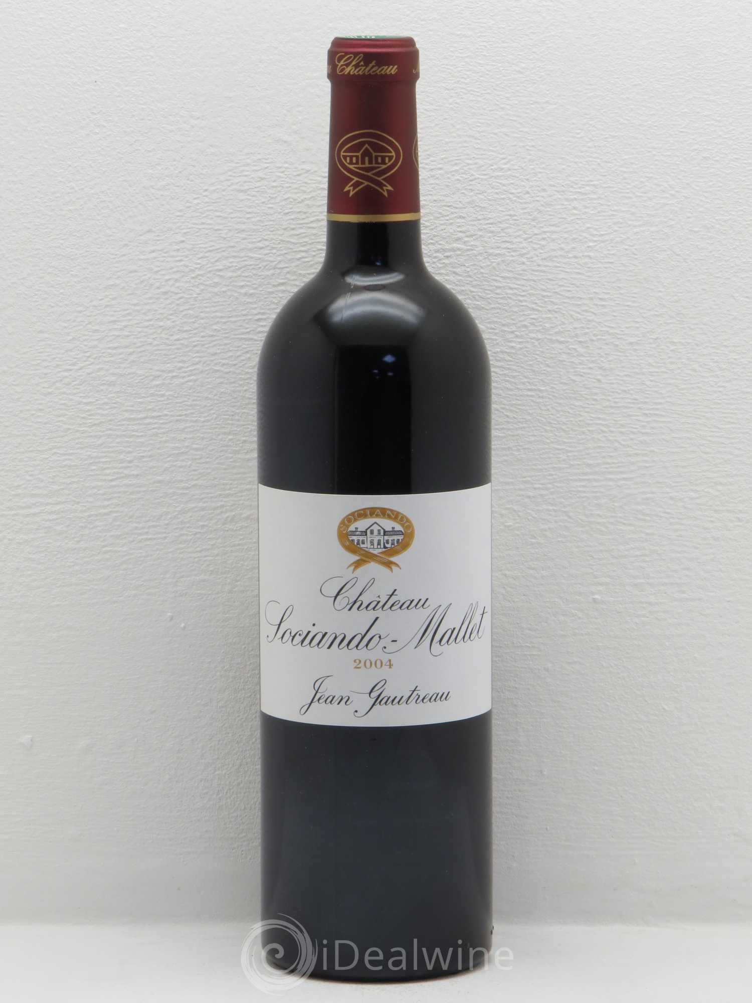 Château Sociando Mallet 2004 - Lot de 1 bouteille - 0