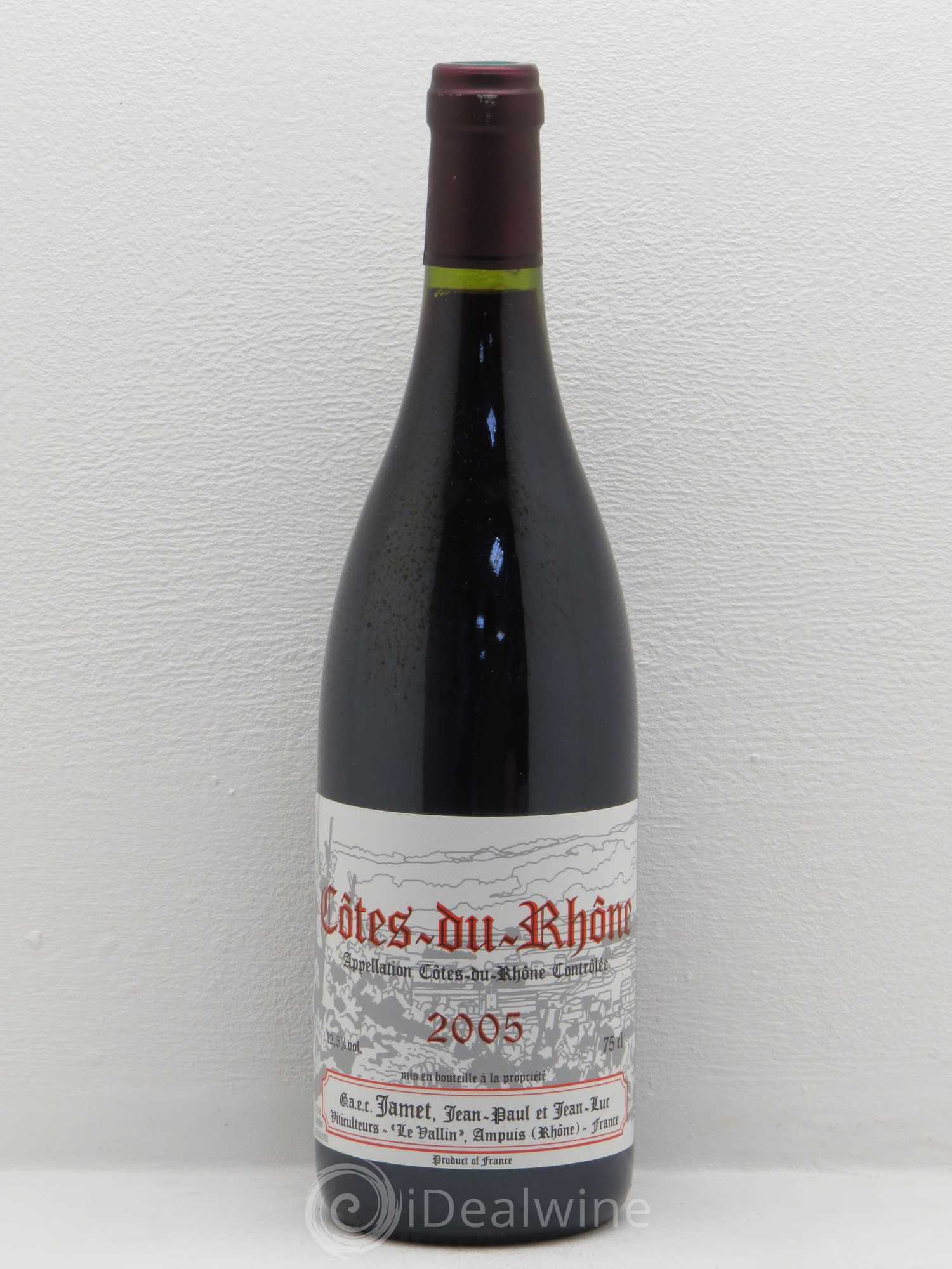 Côtes-du-Rhône Jamet 2005 - Lot de 1 bouteille - 0