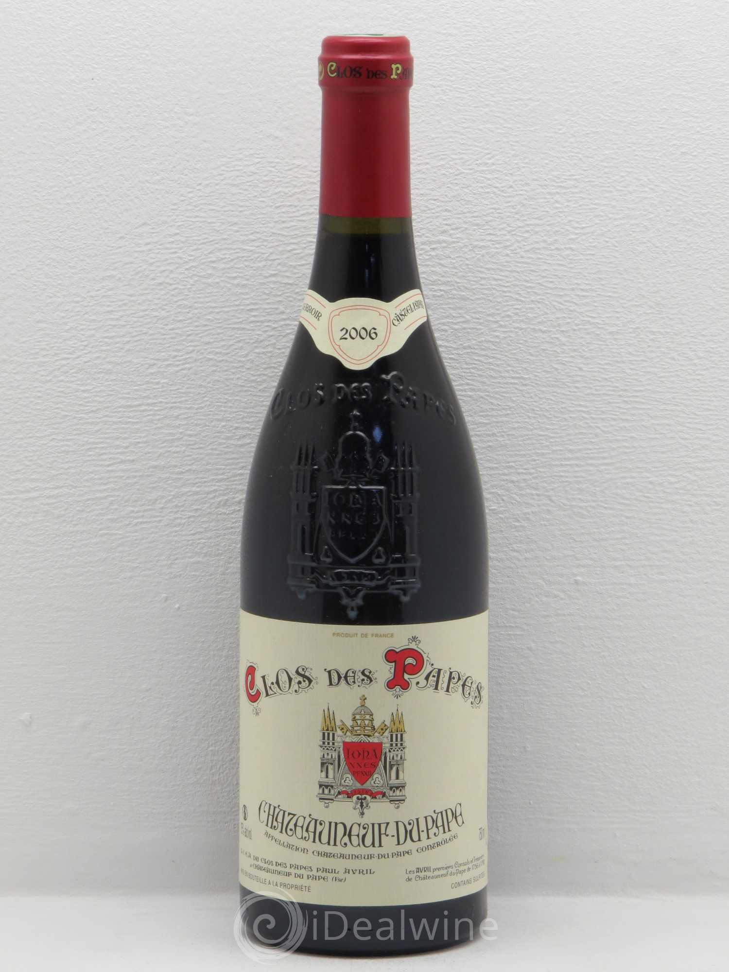 Châteauneuf-du-Pape Clos des Papes - Paul Avril 2006 - Lot de 1 bouteille - 0