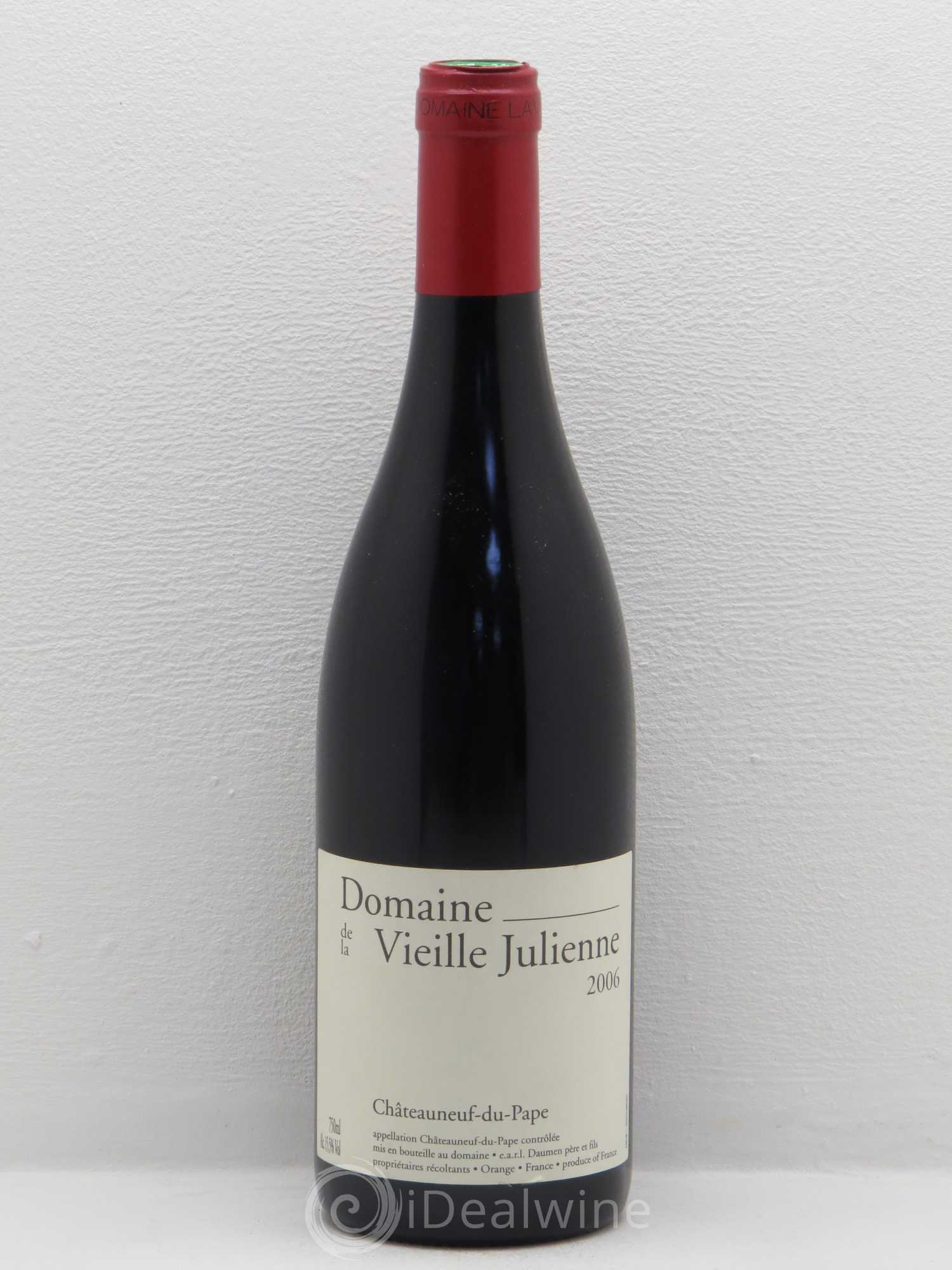 Châteauneuf-du-Pape Vieille Julienne (Domaine de la) Jean-Paul Daumen 2006 - Lot de 1 bouteille - 0