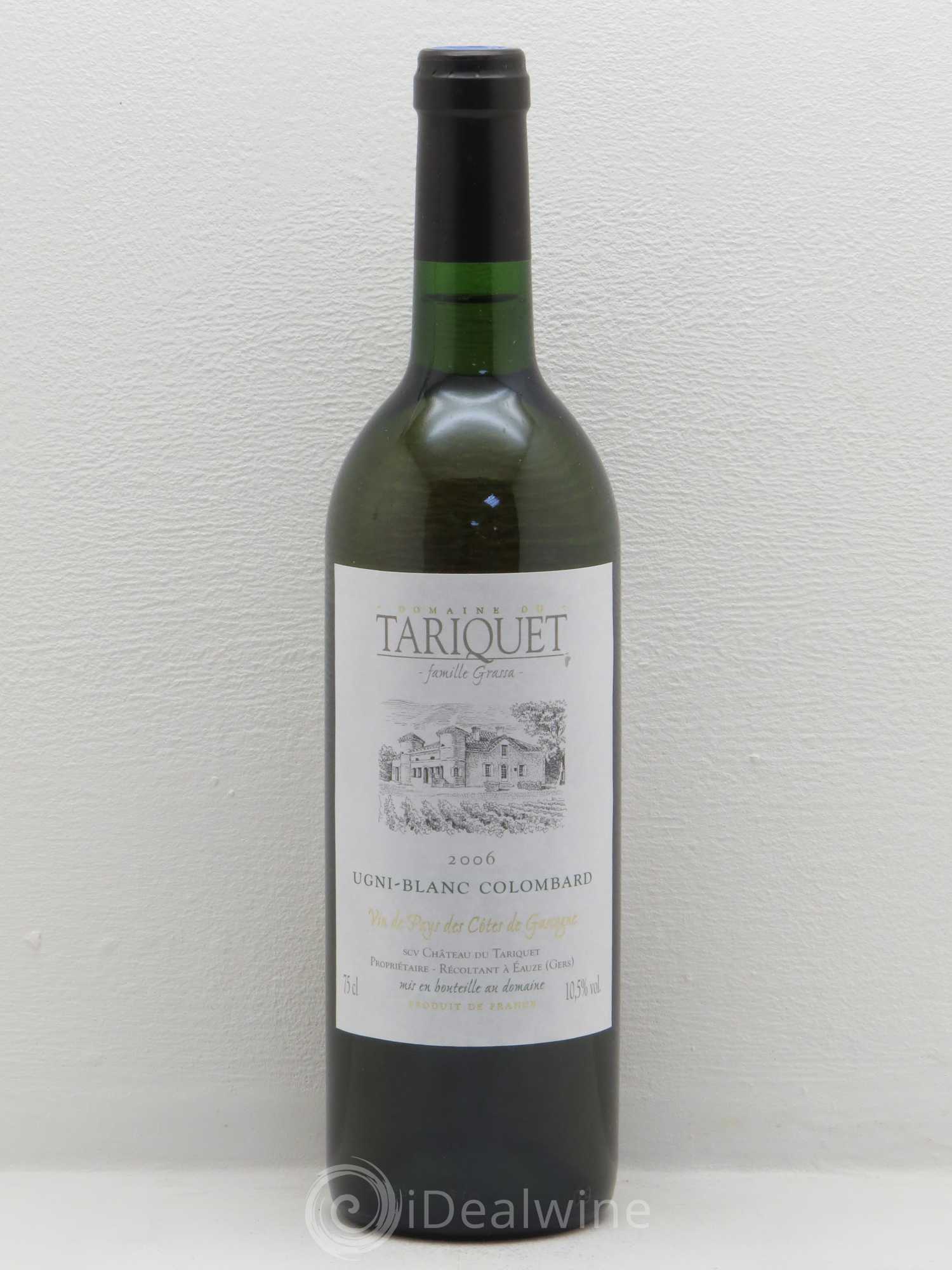 Divers VDP des Côtes de Gascogne Ugni Blanc Colombard Domaine du Tariquet 2006 - Posten von 1 Flasche - 0
