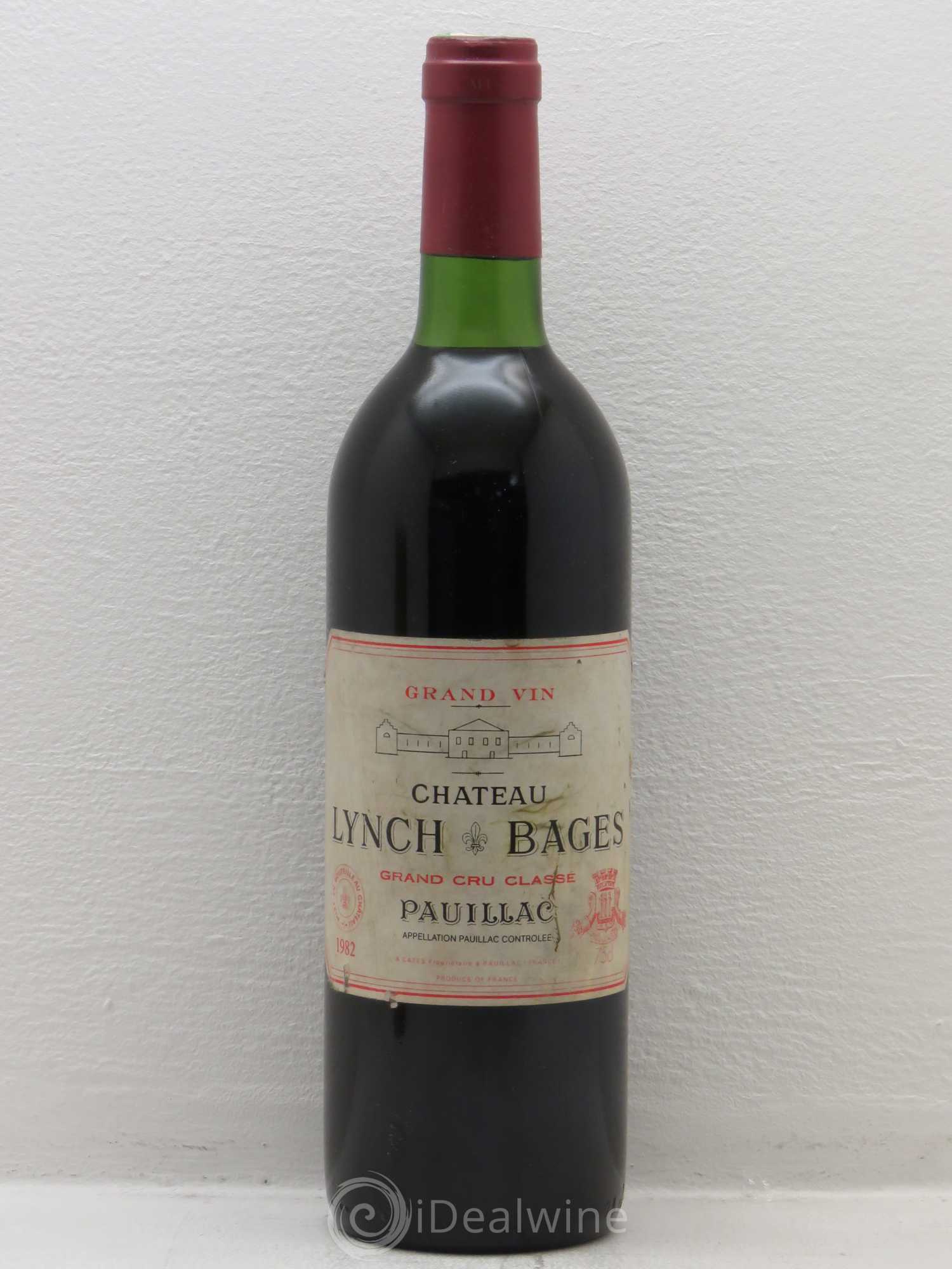 Château Lynch Bages 5ème Grand Cru Classé 1982 - Lot de 1 bouteille - 0