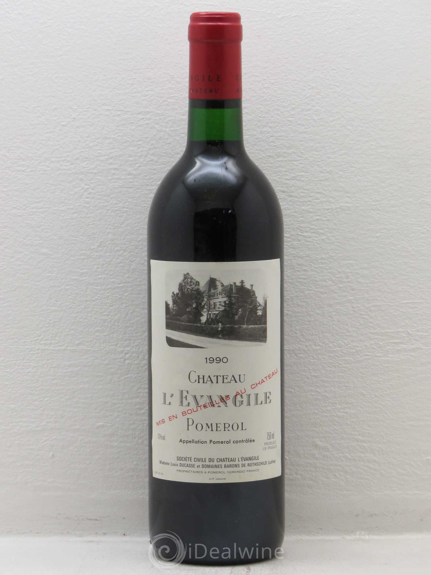 Château l' Évangile 1990 - Lot de 1 bouteille - 0