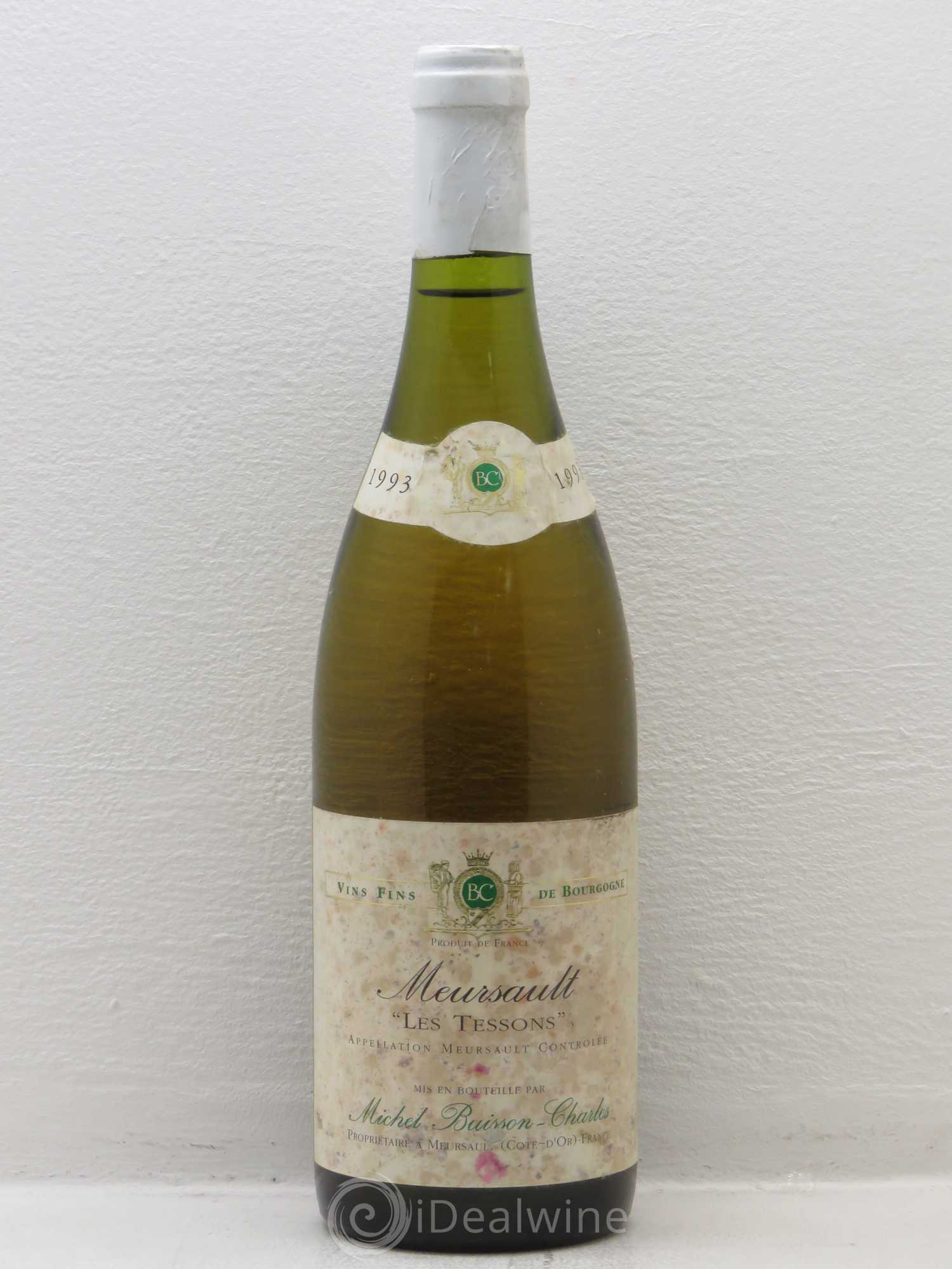 Meursault Les Tessons Michel Buisson-Charles 1993 - Posten von 1 Flasche - 0