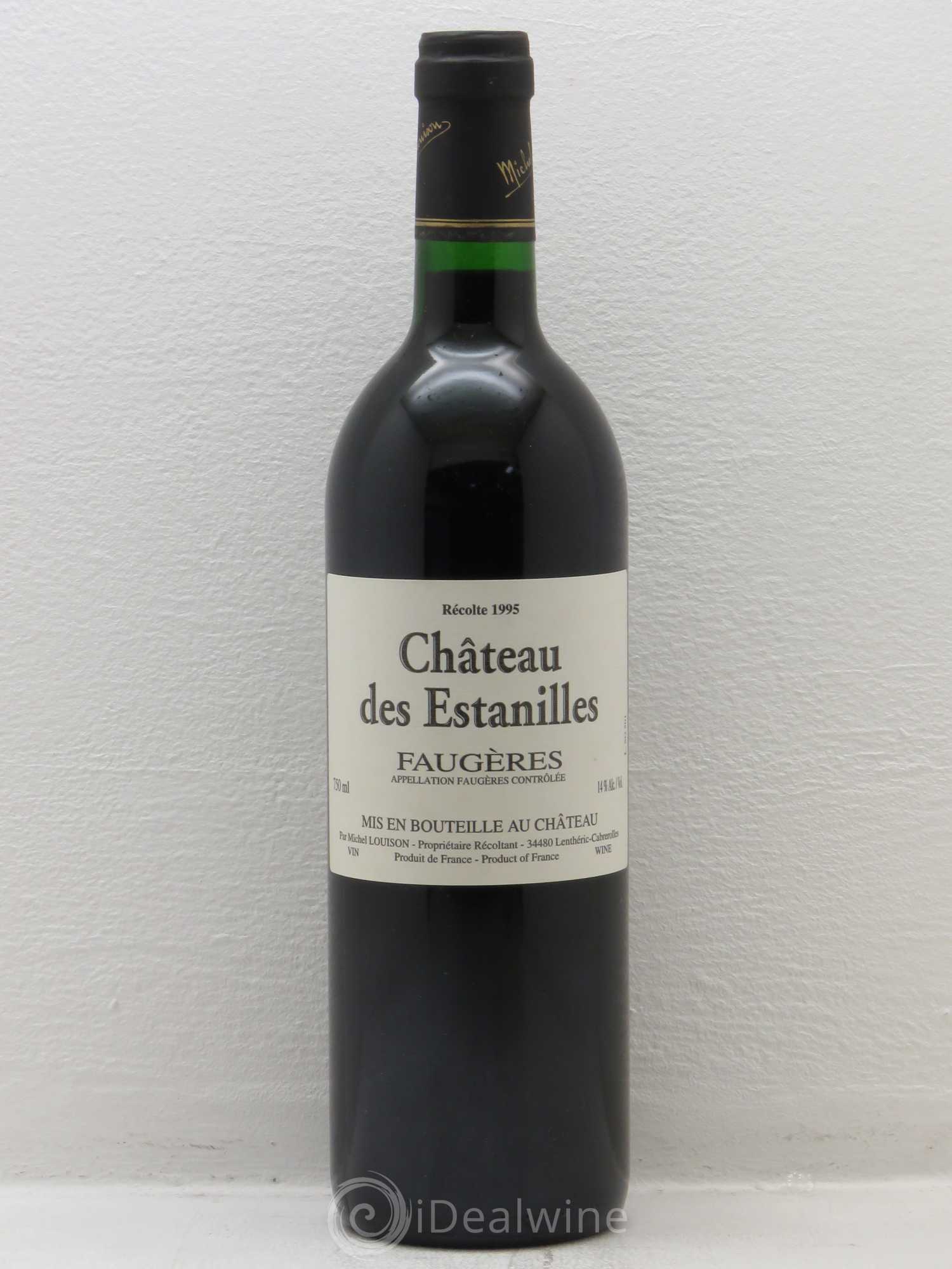 Faugères Château Des Estanilles 1995 - Posten von 1 Flasche - 0