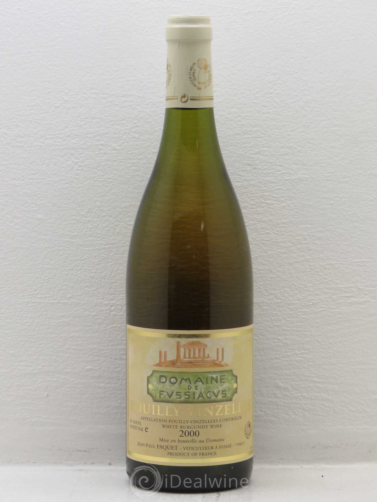 Pouilly-Vinzelles Domaine De Fussiacus 2000 - Posten von 1 Flasche - 0