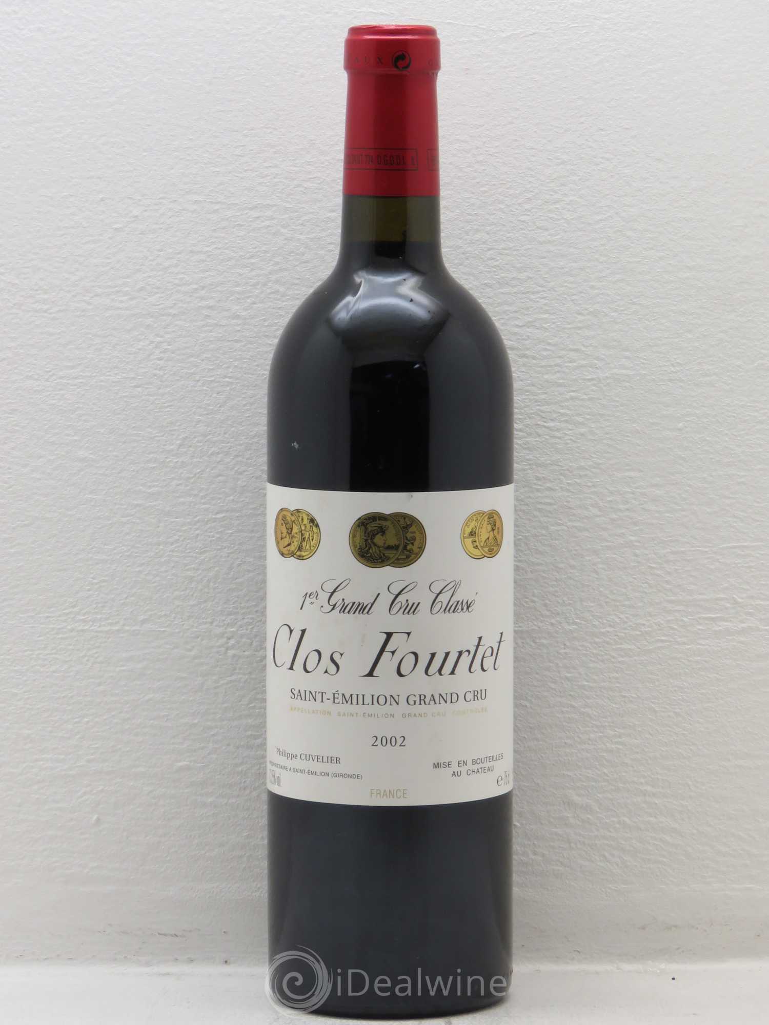 Clos Fourtet 1er Grand Cru Classé B 2002 - Lot de 1 bouteille - 0