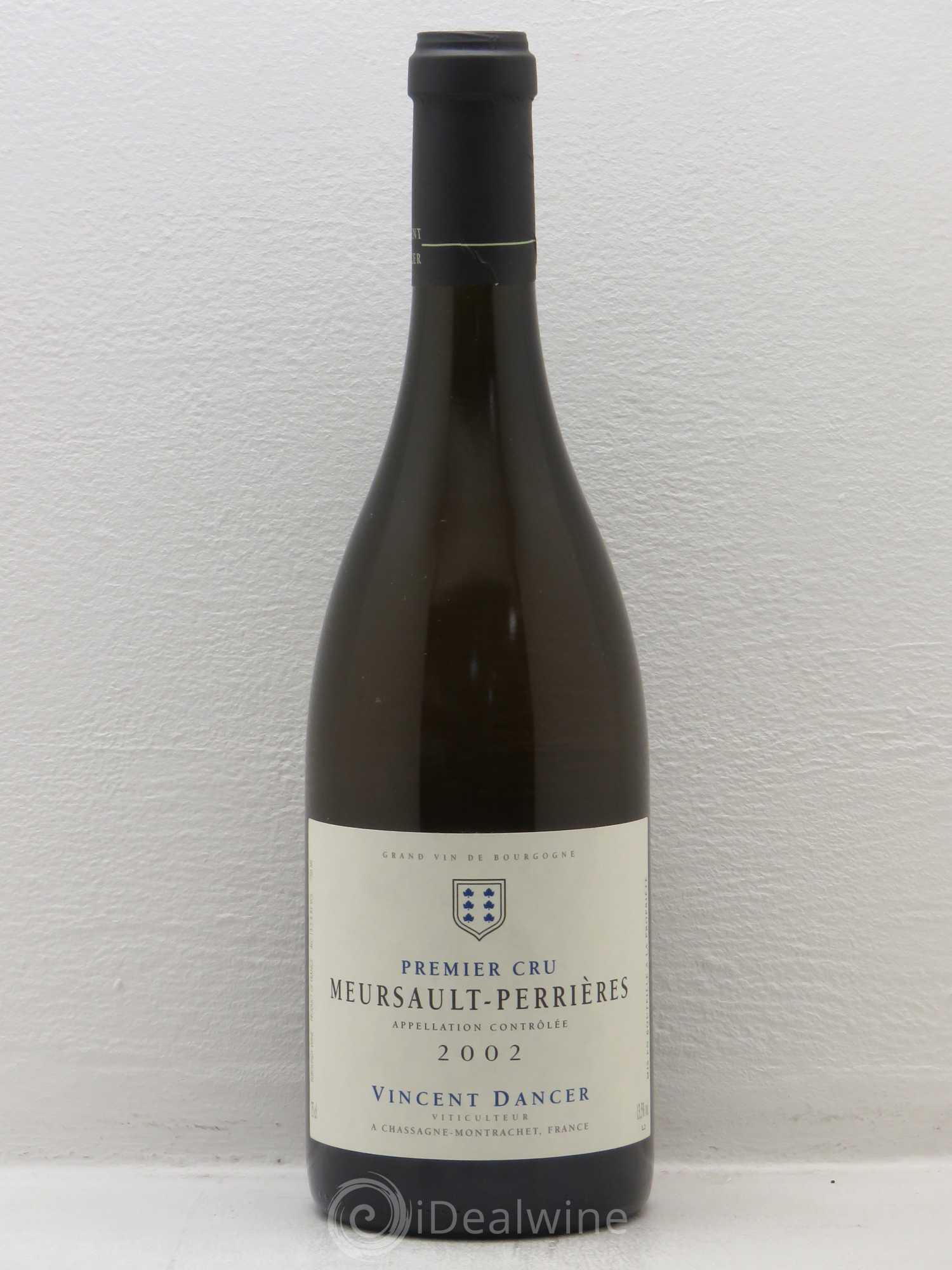 Meursault 1er Cru Perrières Vincent Dancer 2002 - Lot de 1 bouteille - 0