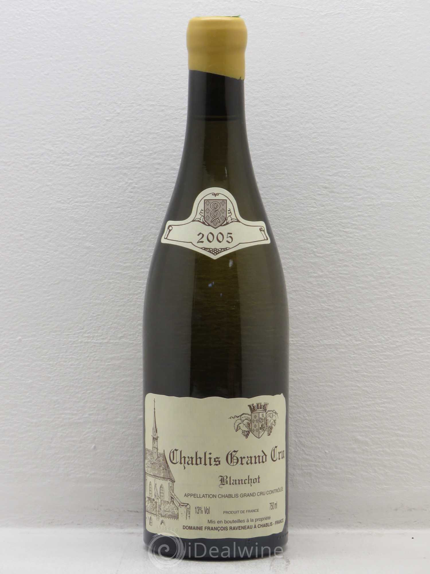 Chablis Grand Cru Blanchot Raveneau (Domaine) 2005 - Lot de 1 bouteille - 0