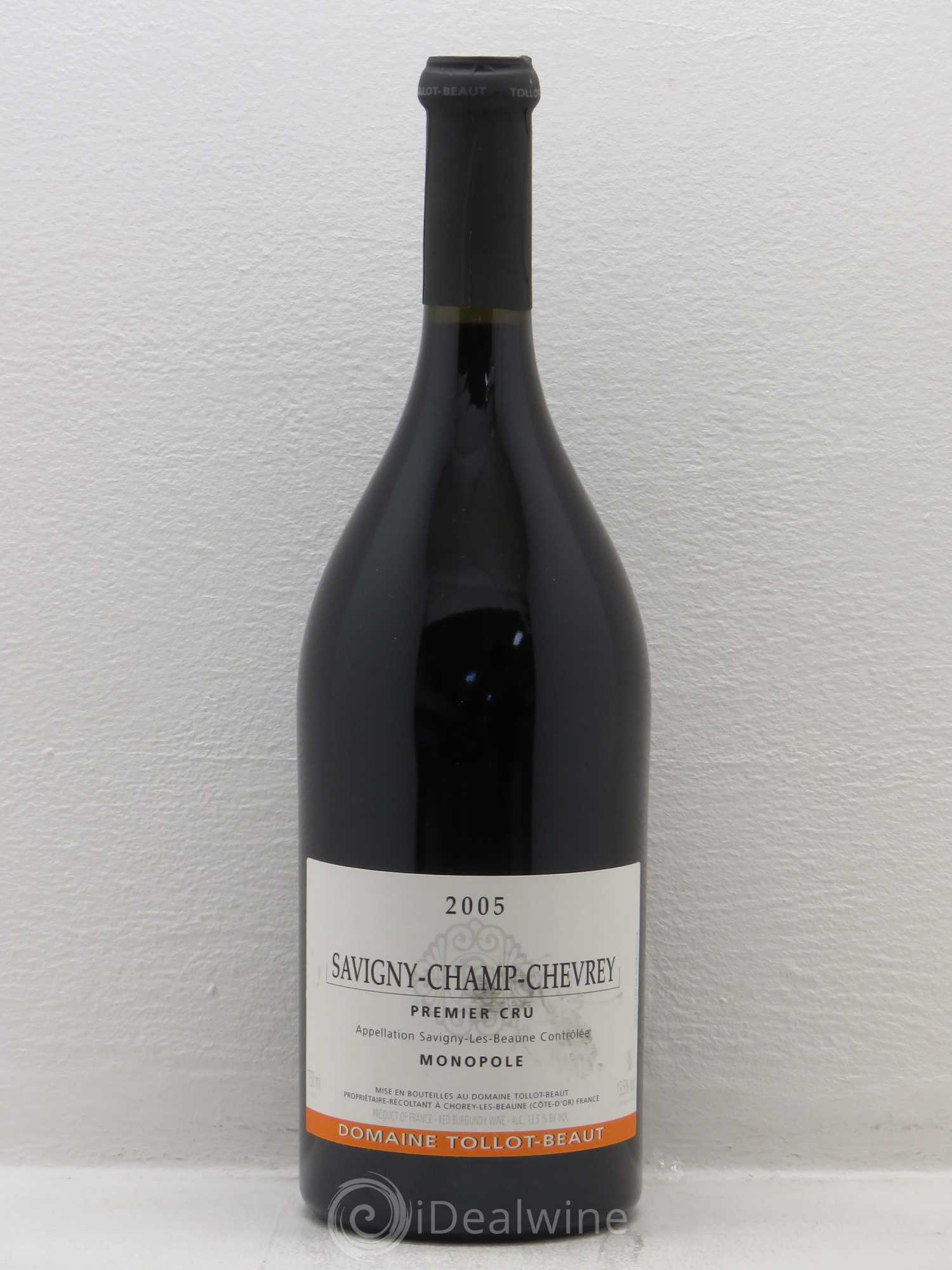 Savigny-lès-Beaune 1er Cru Champ Chevrey Monopole Tollot Beaut 2005 - Posten von 1 Flasche - 0