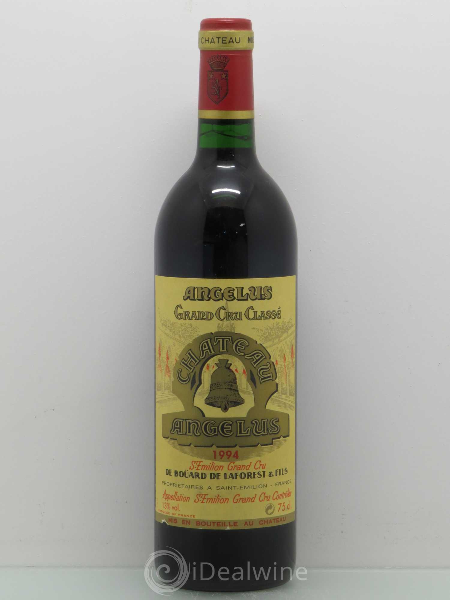 Château Angélus 1er Grand Cru Classé A 1994 - Lot de 1 bouteille - 0