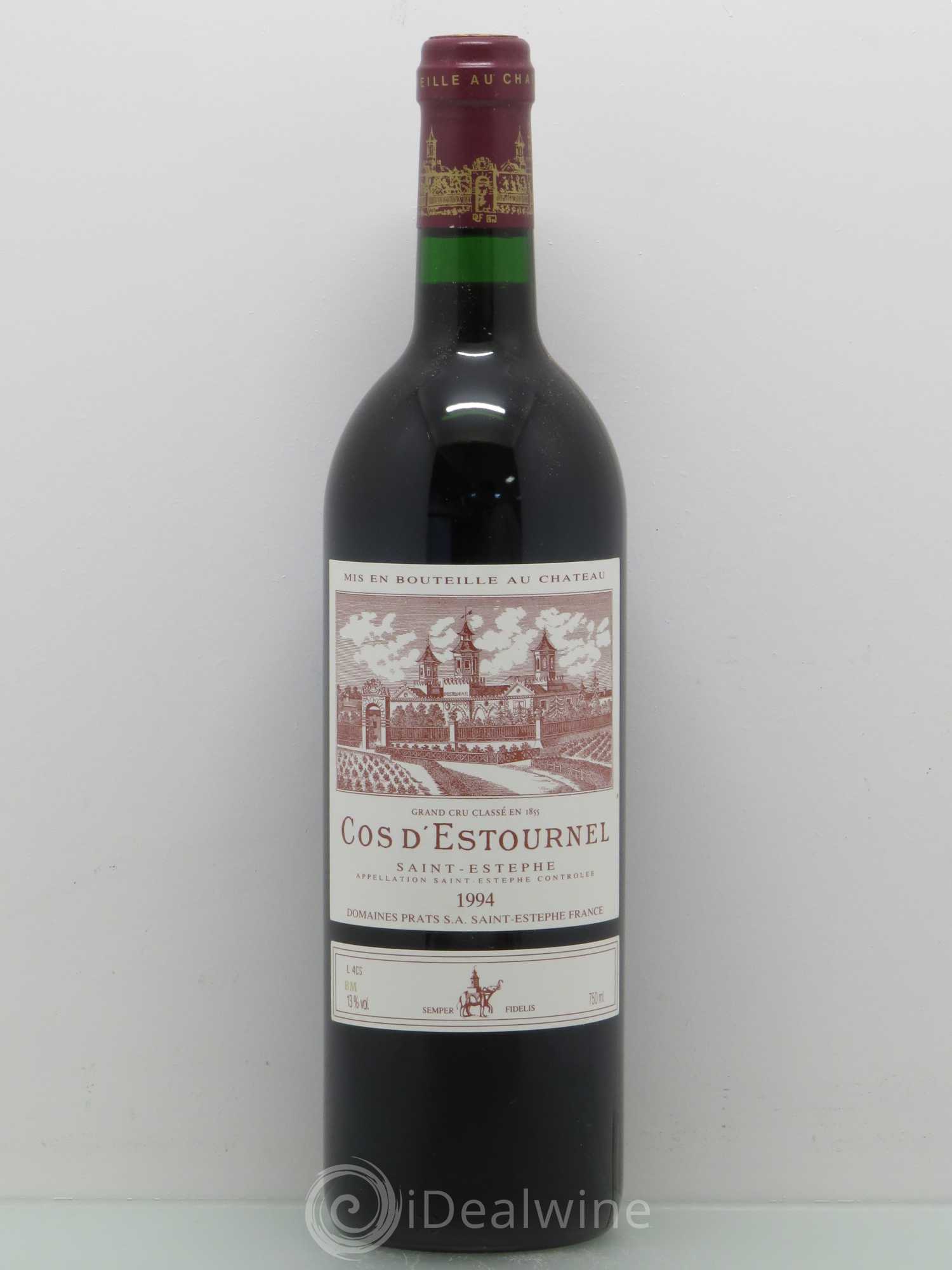 Cos d'Estournel 2ème Grand Cru Classé 1994 - Lot de 1 bouteille - 0