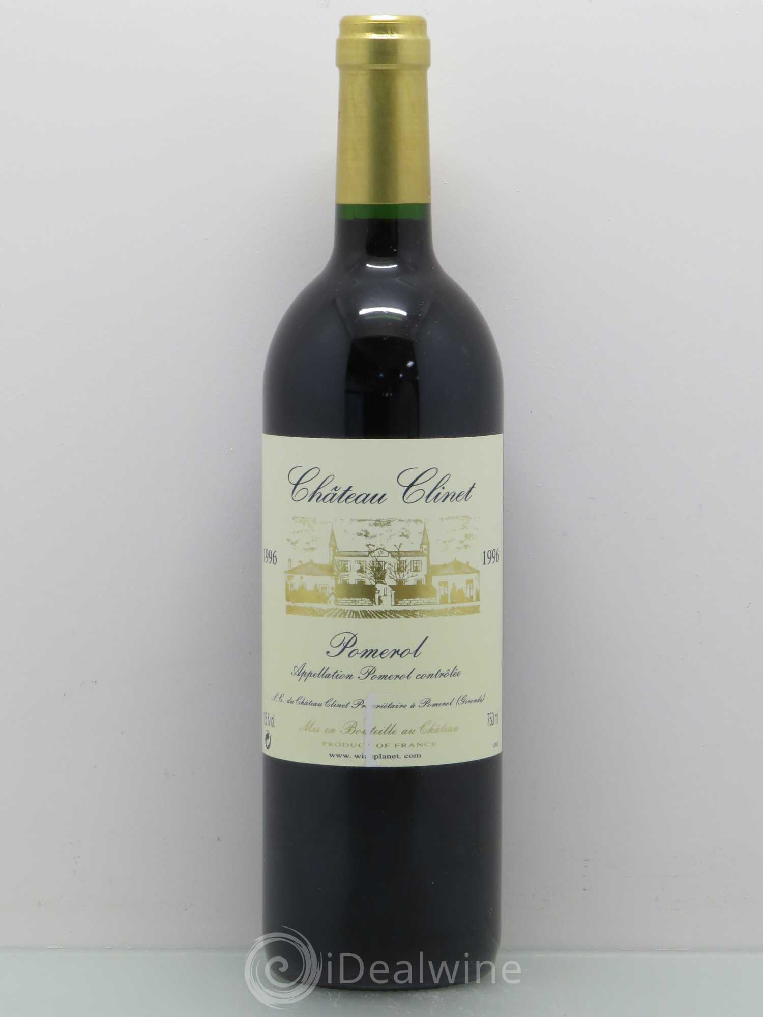 Château Clinet 1996 - Lot de 1 bouteille - 0