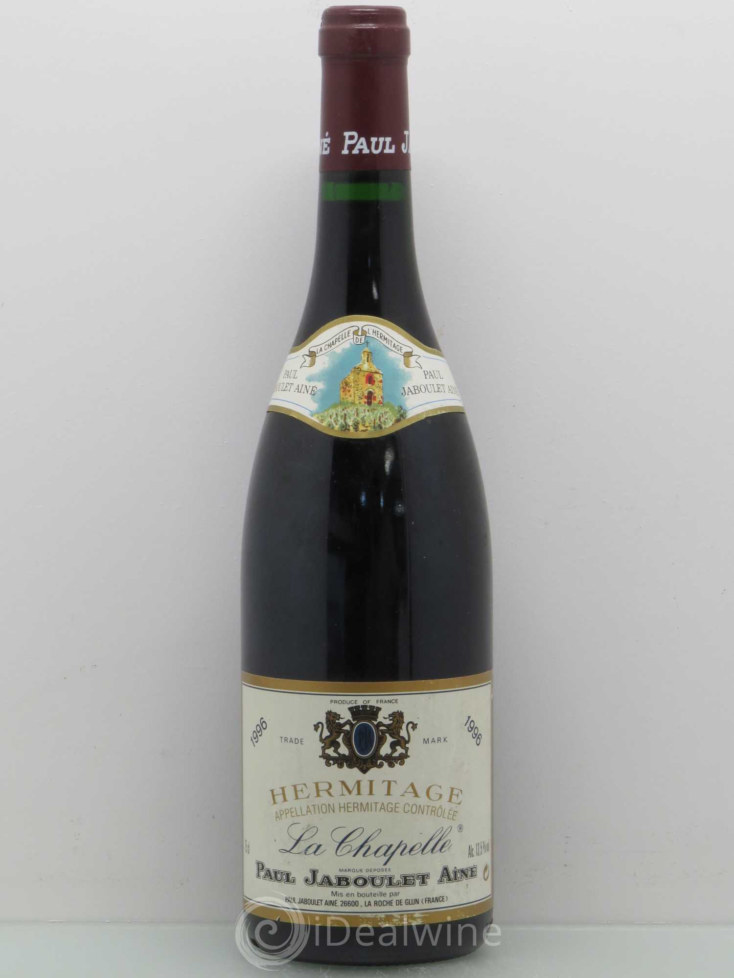 Hermitage La Chapelle Paul Jaboulet Ainé 1996 - Lot de 1 bouteille - 0