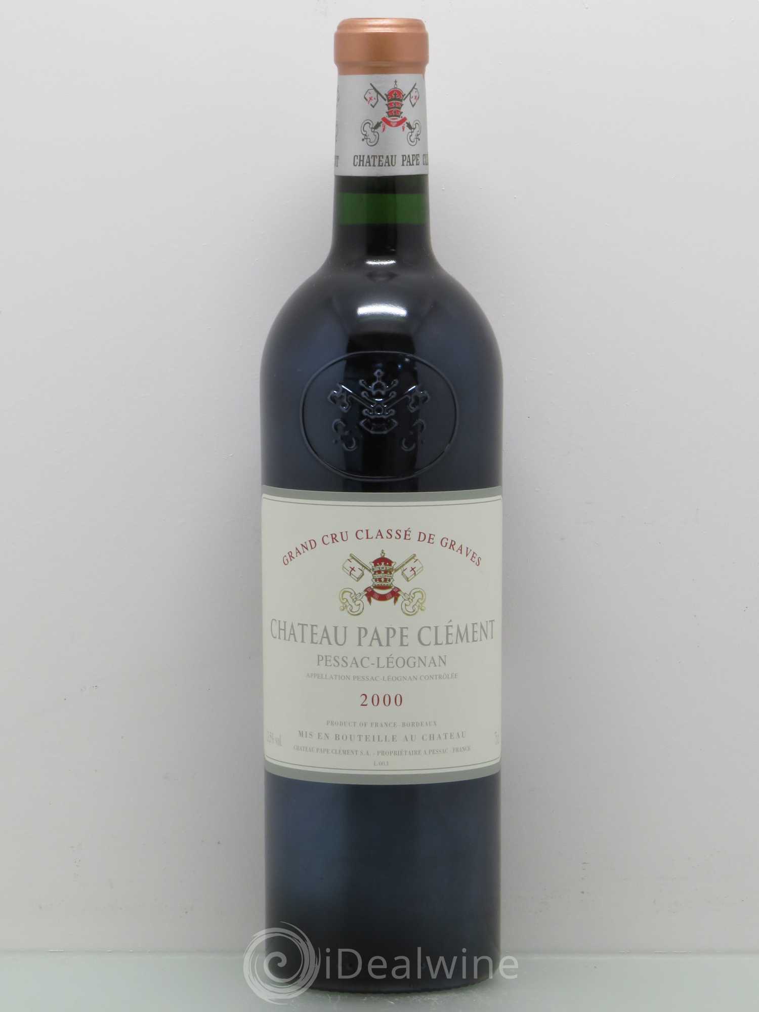 Château Pape Clément Cru Classé de Graves 2000 - Lot de 1 bouteille - 0