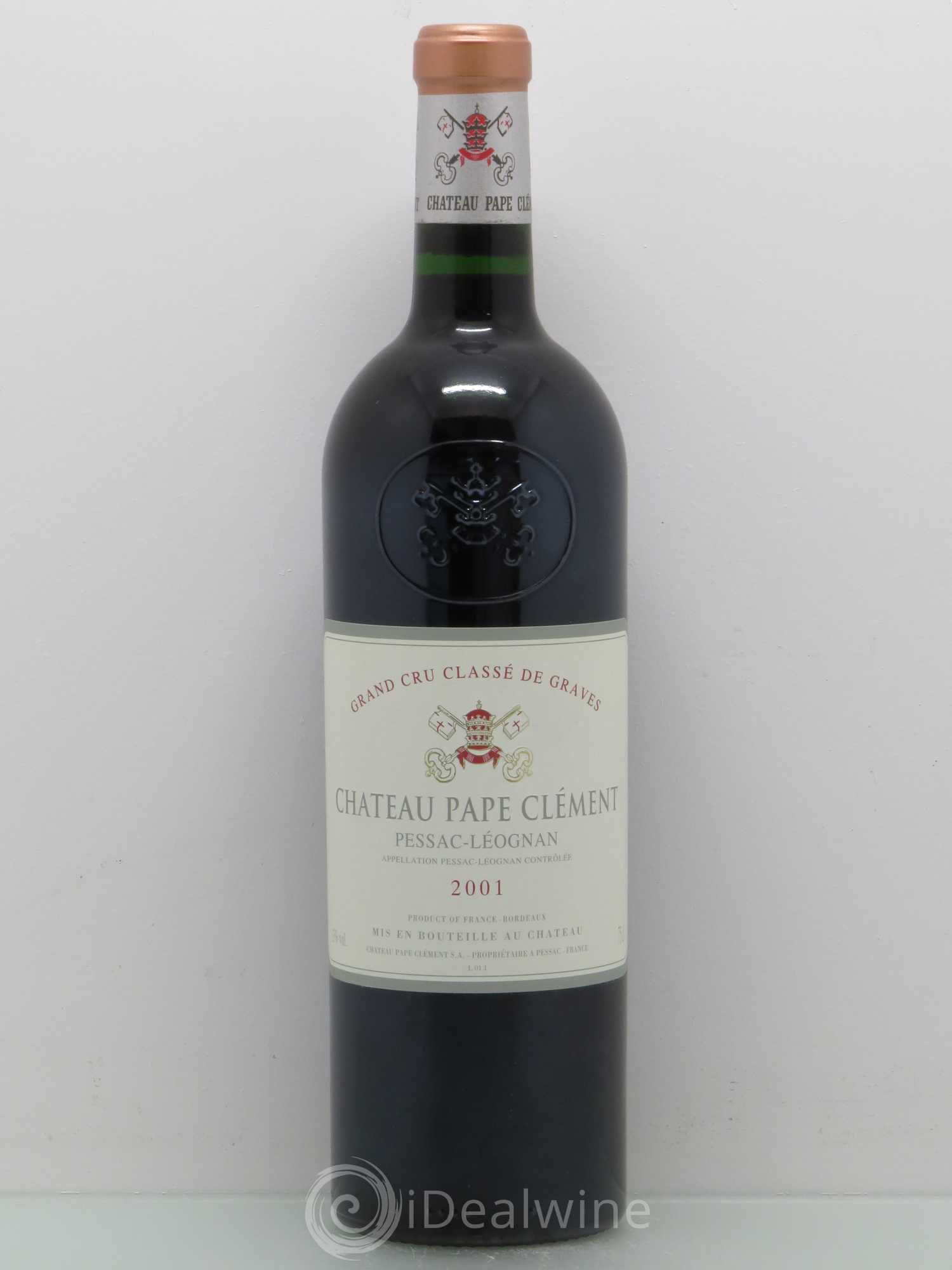 Château Pape Clément Cru Classé de Graves 2001 - Lot de 1 bouteille - 0