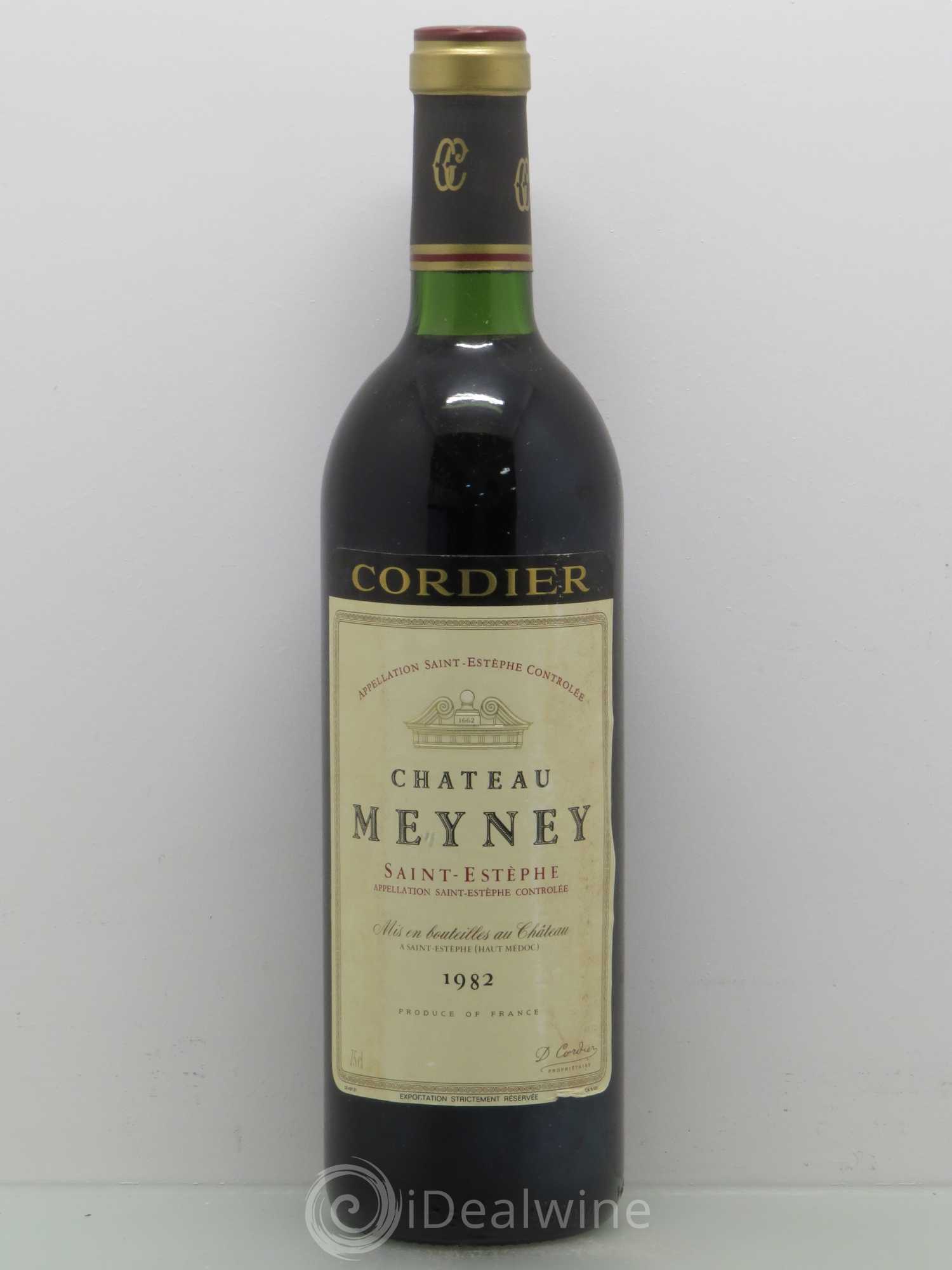 Château Meyney 1982 - Lot de 1 bouteille - 0