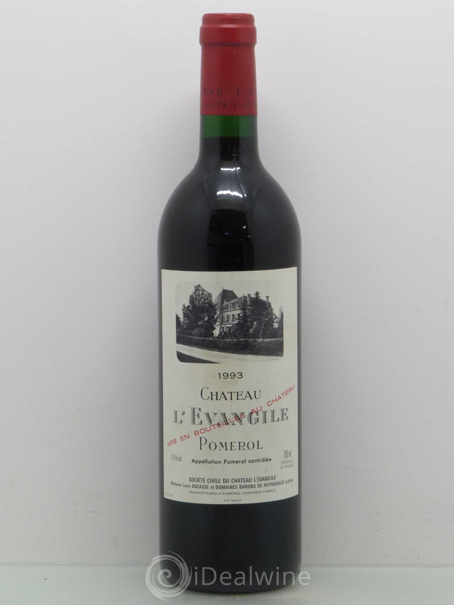 Château l' Évangile 1993 - Lot de 1 bouteille - 0