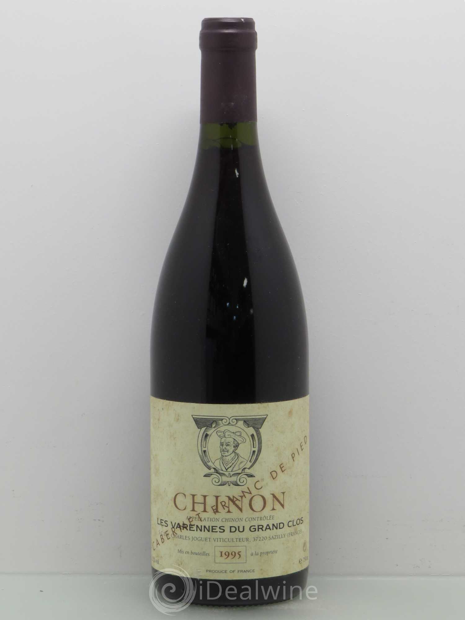 Chinon Les Varennes Du Grand Clos Cabernet Franc De Pied Charles Joguet 1995 - Posten von 1 Flasche - 0
