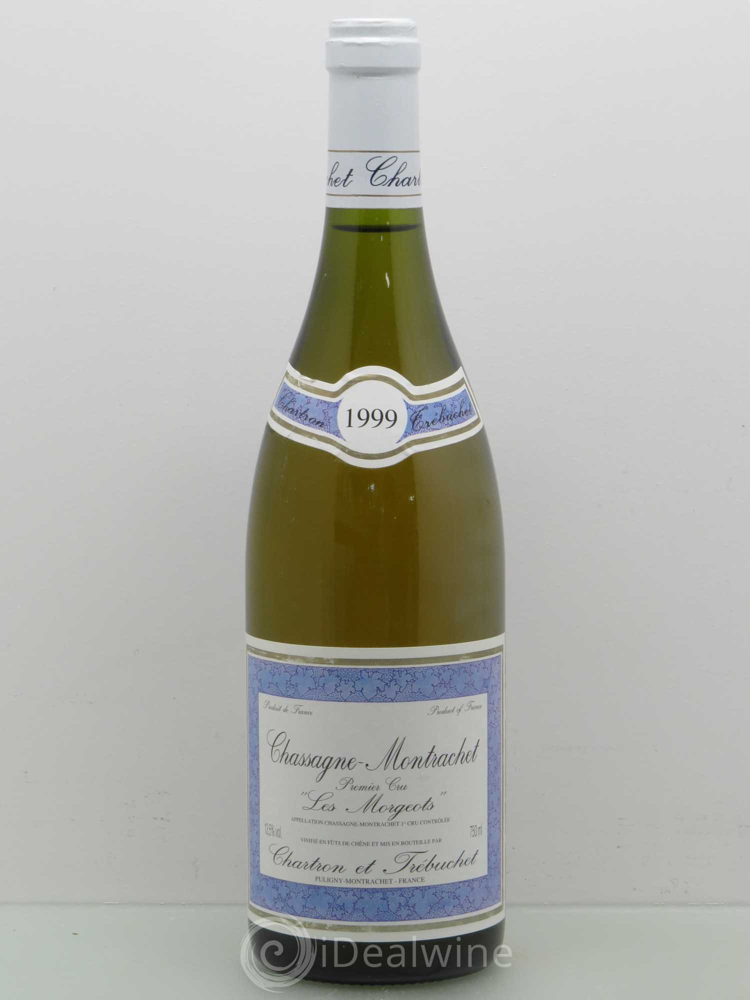 Chassagne-Montrachet 1er Cru Les Morgeots Chartron Et Trebuchet 1999 - Posten von 1 Flasche - 0