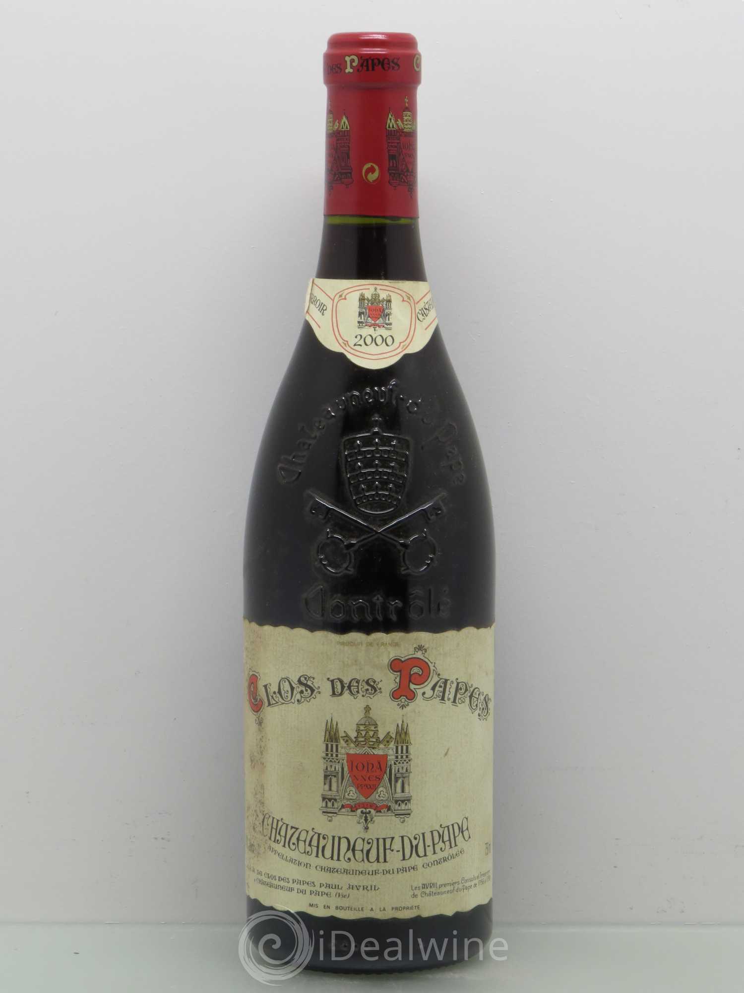 Châteauneuf-du-Pape Clos des Papes - Paul Avril 2000 - Lot de 1 bouteille - 0