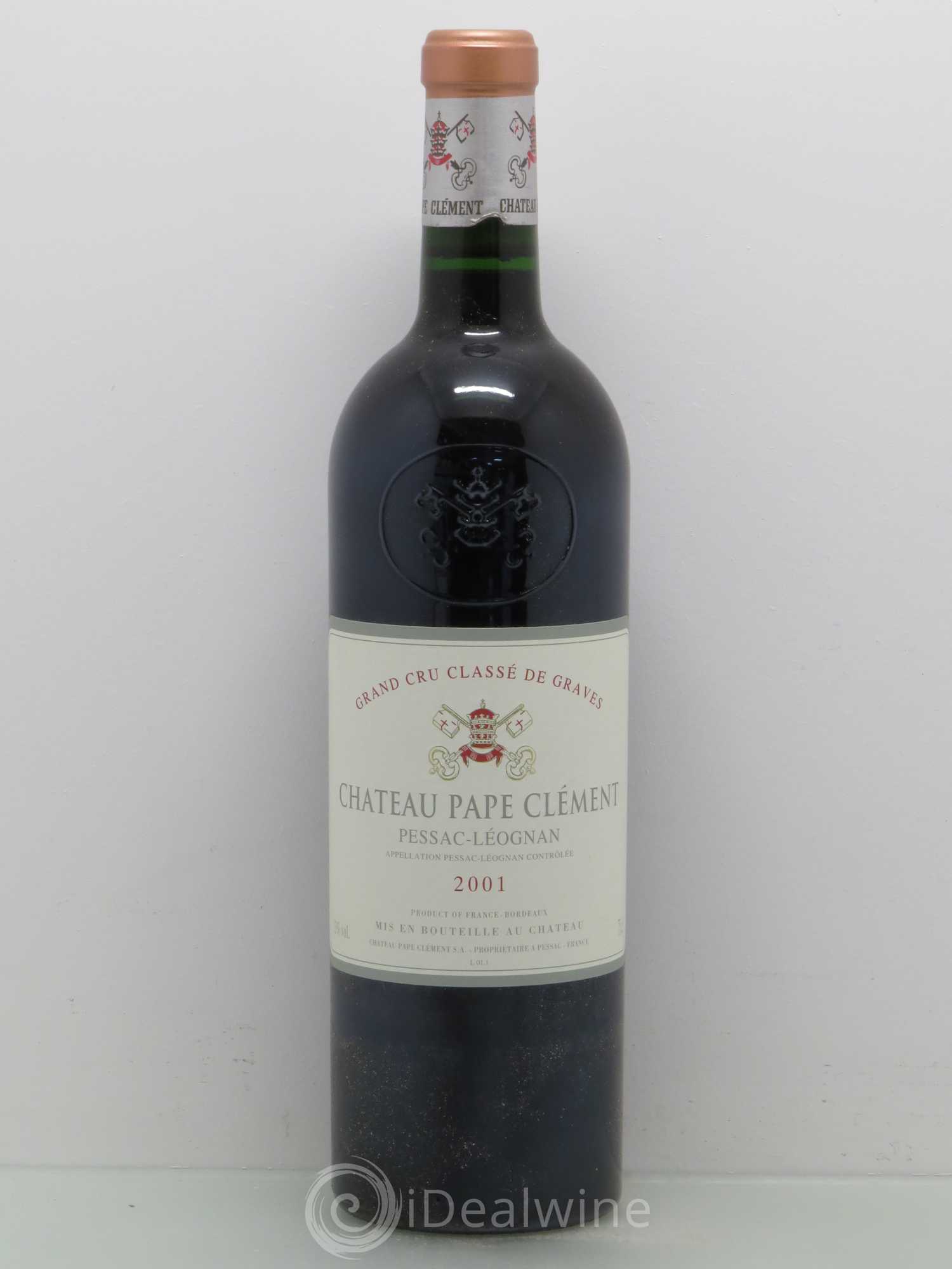 Château Pape Clément Cru Classé de Graves 2001 - Lot de 1 bouteille - 0