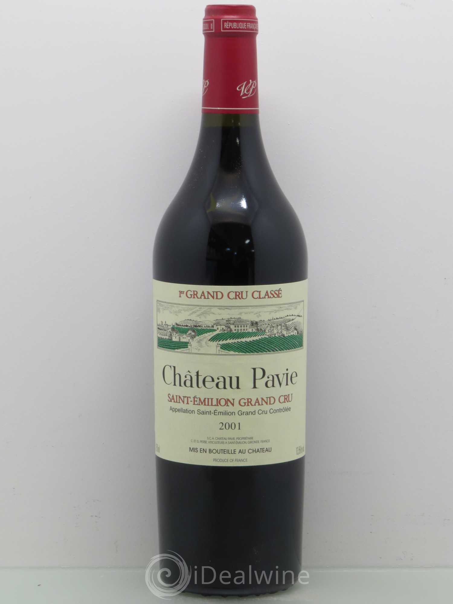 Château Pavie 1er Grand Cru Classé A 2001 - Lot de 1 bouteille - 0