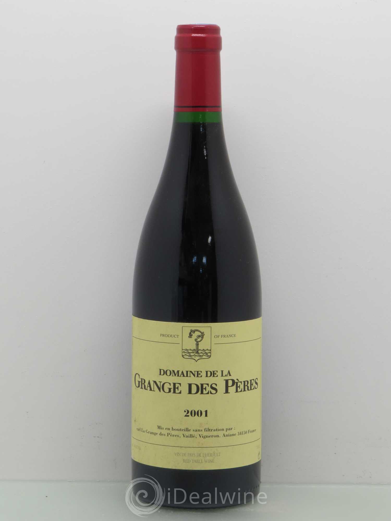 Pays d'Hérault Grange des Pères Laurent Vaillé 2001 - Lot de 1 bouteille - 0