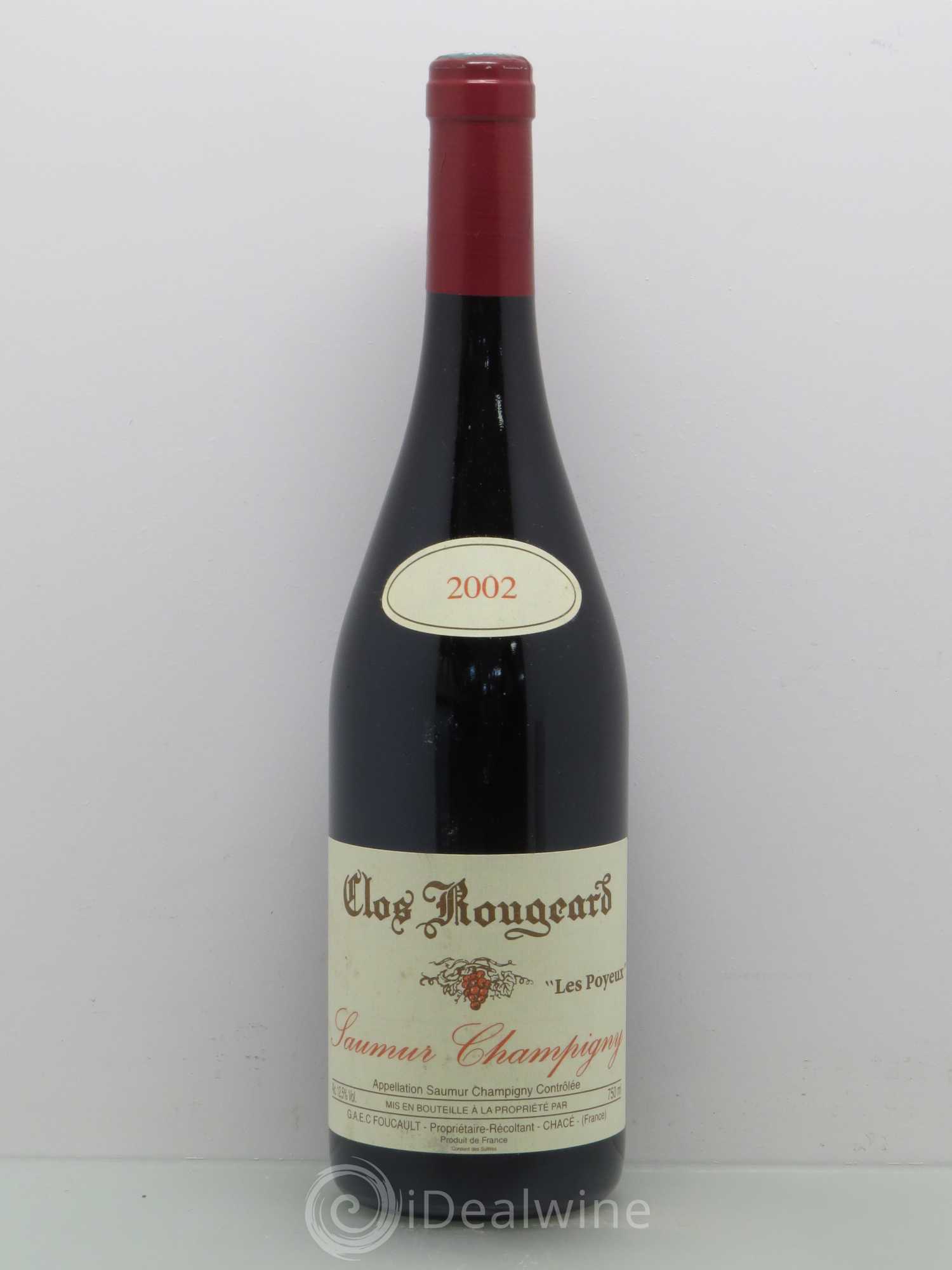 Saumur-Champigny Les Poyeux Clos Rougeard 2002 - Lot de 1 bouteille - 0