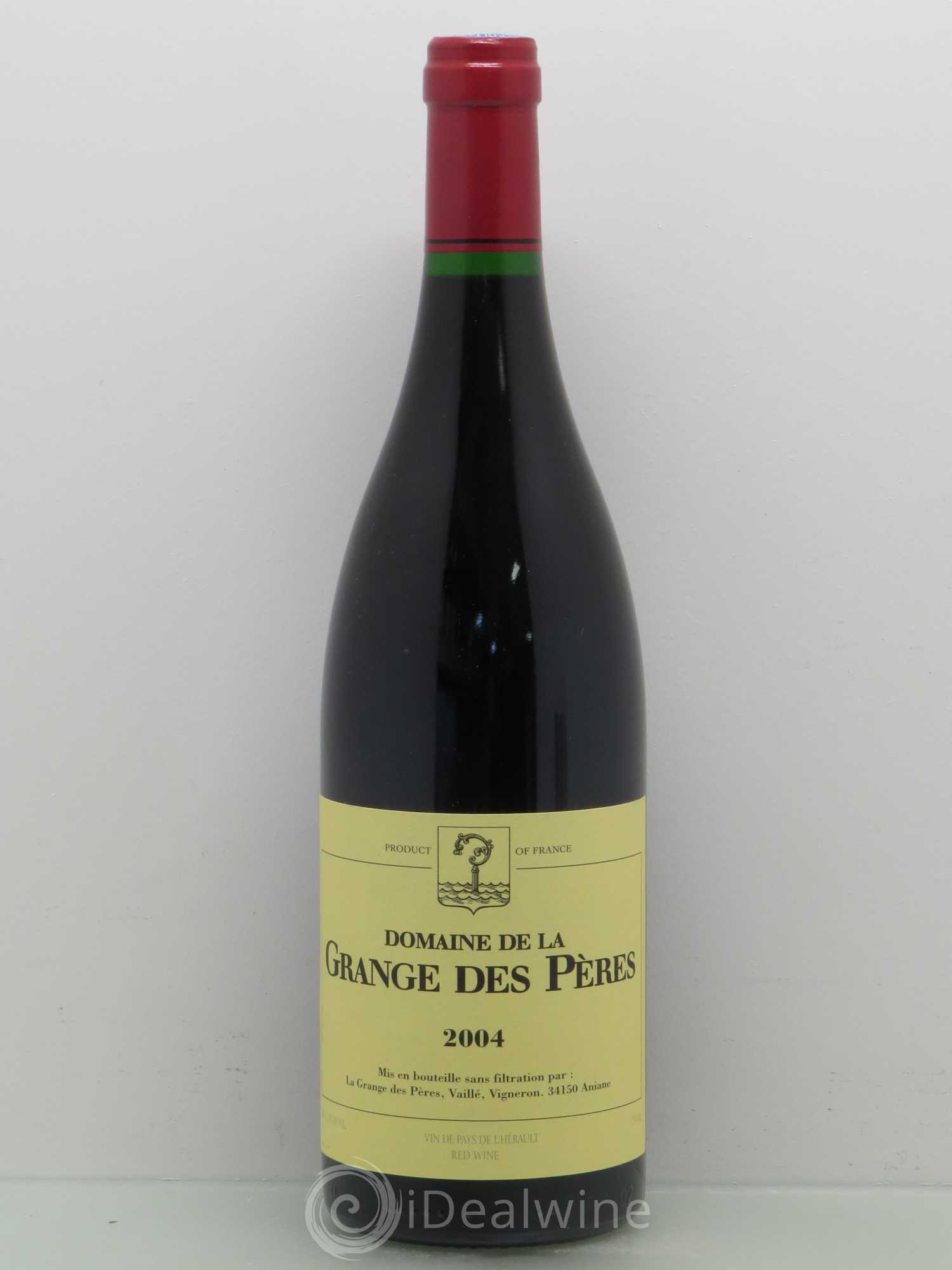 Pays d'Hérault Grange des Pères Laurent Vaillé 2004 - Lot de 1 bouteille - 0