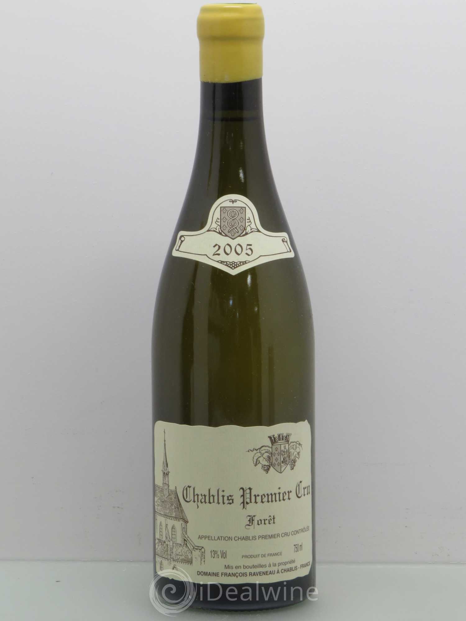 Chablis 1er Cru Forêt Raveneau (Domaine) 2005 - Lot de 1 bouteille - 0