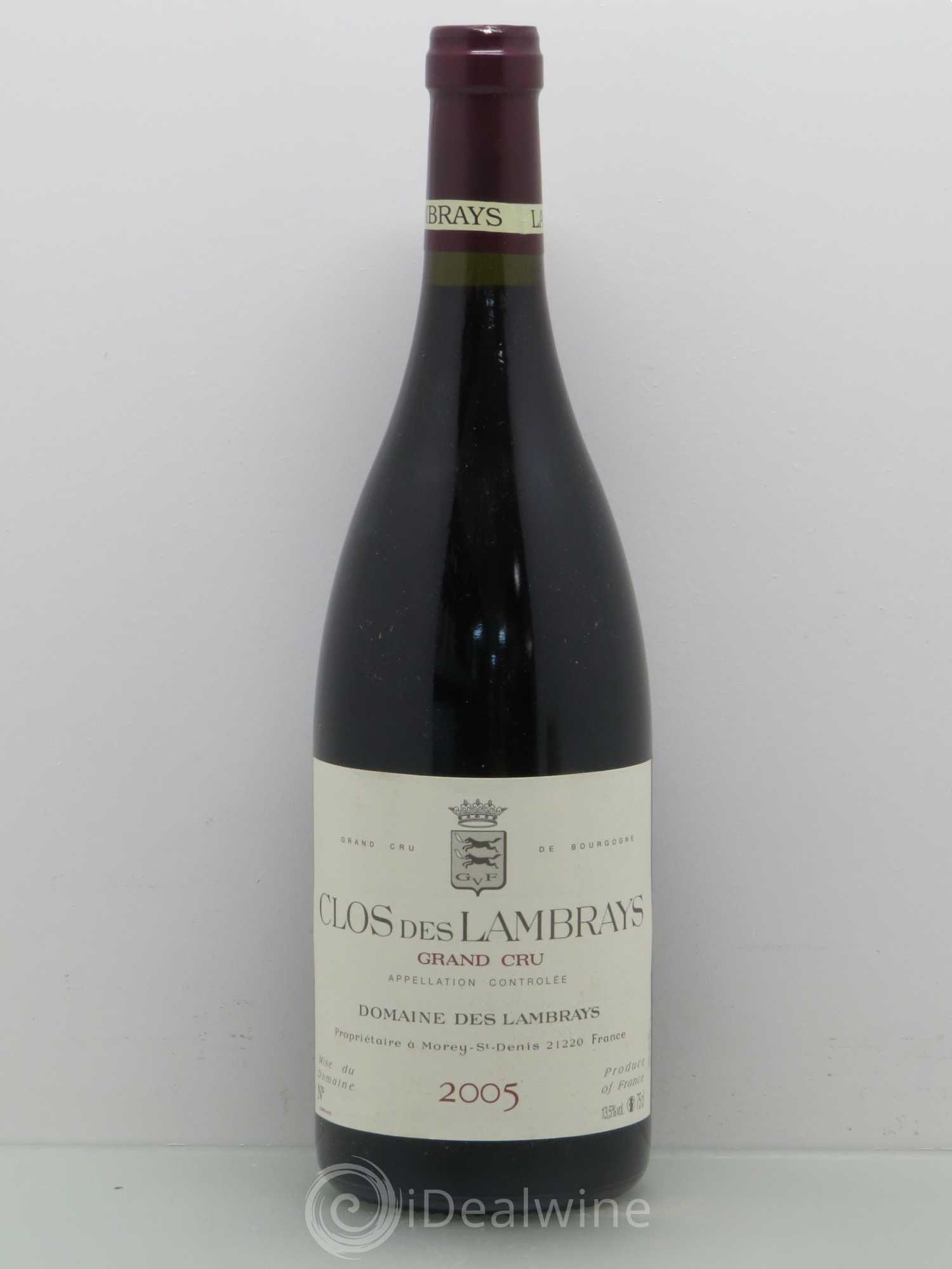 Clos des Lambrays Grand Cru Domaine des Lambrays 2005 - Lotto di 1 bottiglia - 0