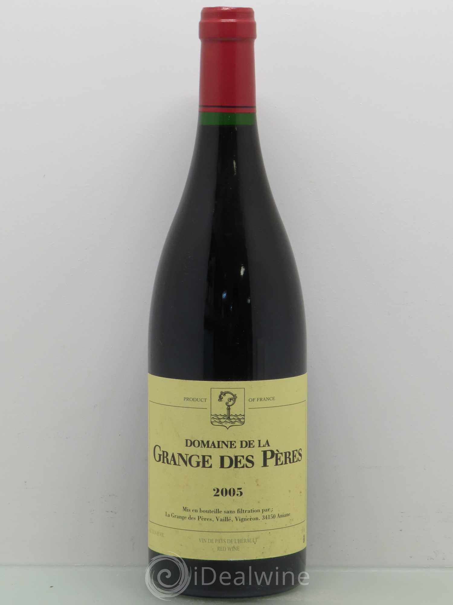 Pays d'Hérault Grange des Pères Laurent Vaillé 2005 - Lot de 1 bouteille - 0