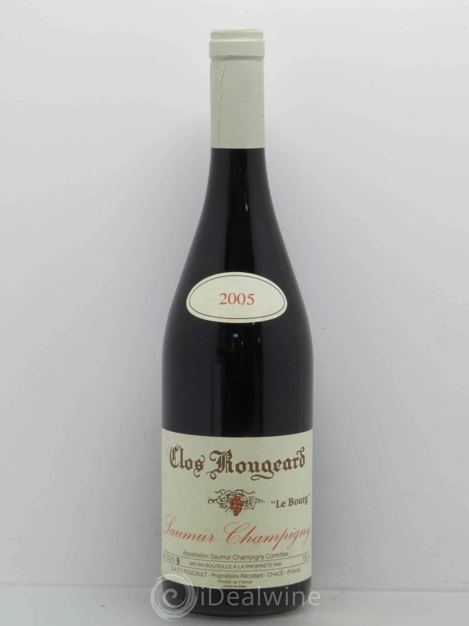 Saumur-Champigny Le Bourg Clos Rougeard 2005 - Lot de 1 bouteille - 0