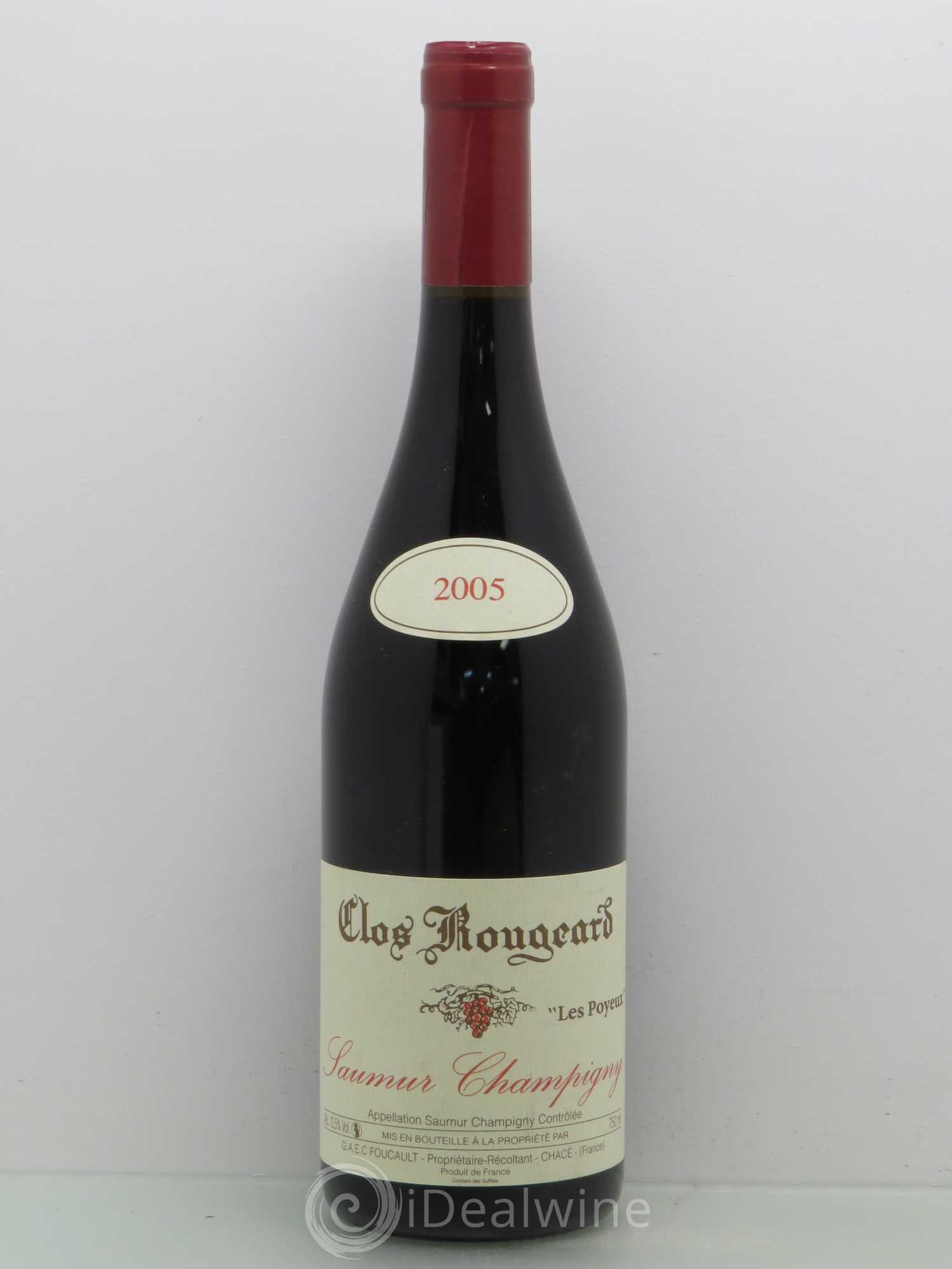 Saumur-Champigny Les Poyeux Clos Rougeard 2005 - Lot de 1 bouteille - 0