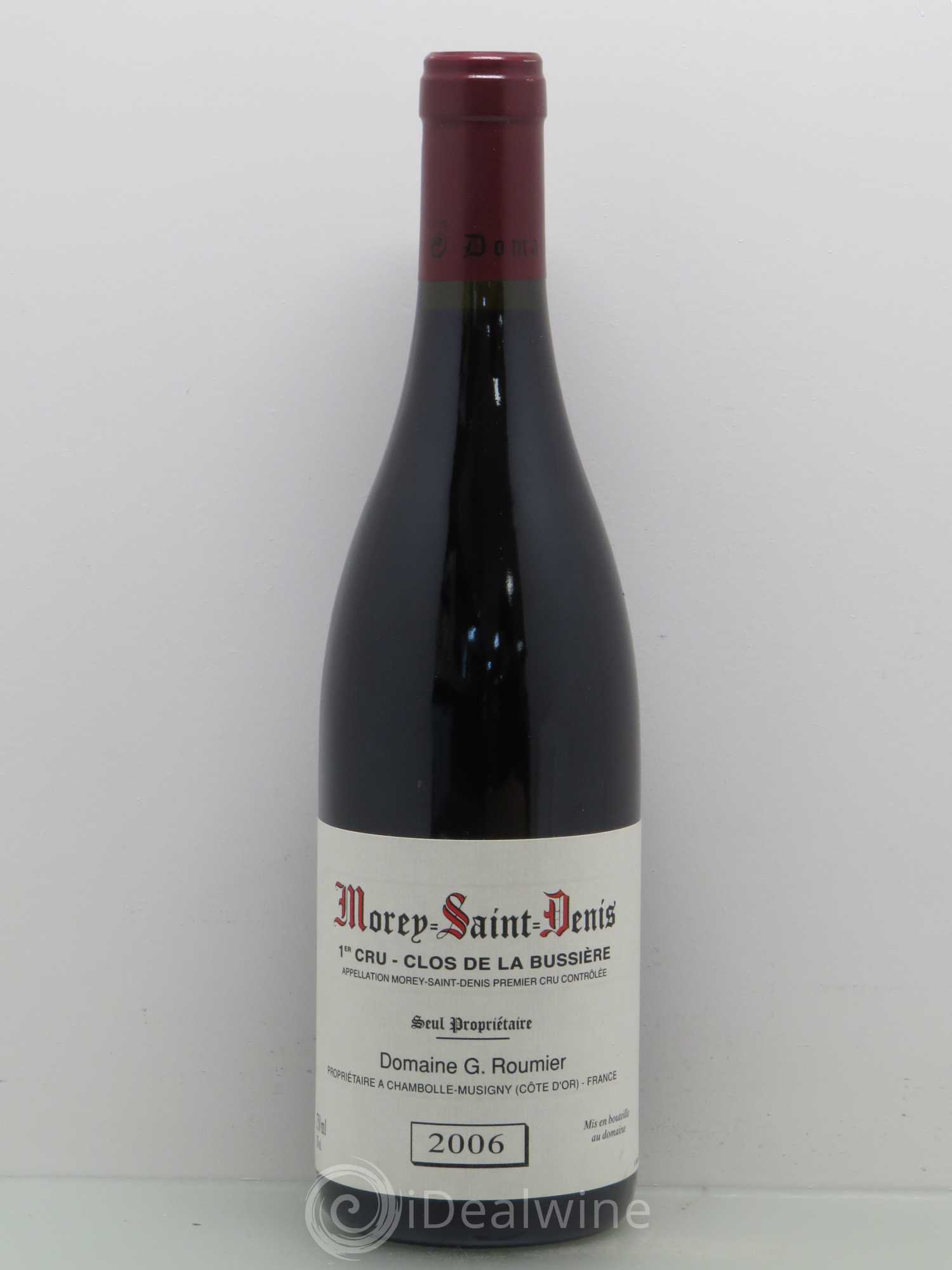 Morey-Saint-Denis 1er Cru Clos de la Bussière Georges Roumier (Domaine) 2006 - Lot de 1 bouteille - 0