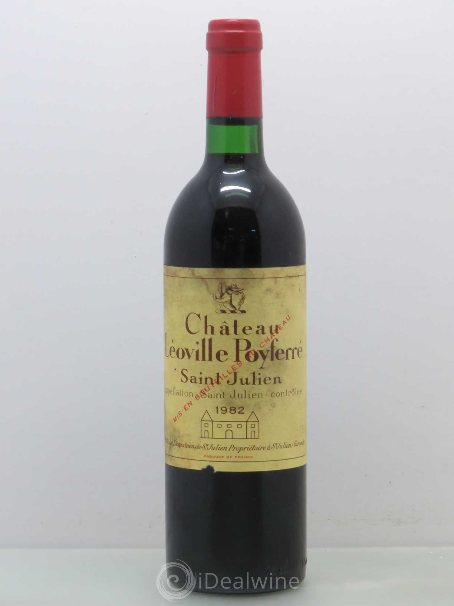 Château Léoville Poyferré 2ème Grand Cru Classé 1982 - Lot de 1 bouteille - 0