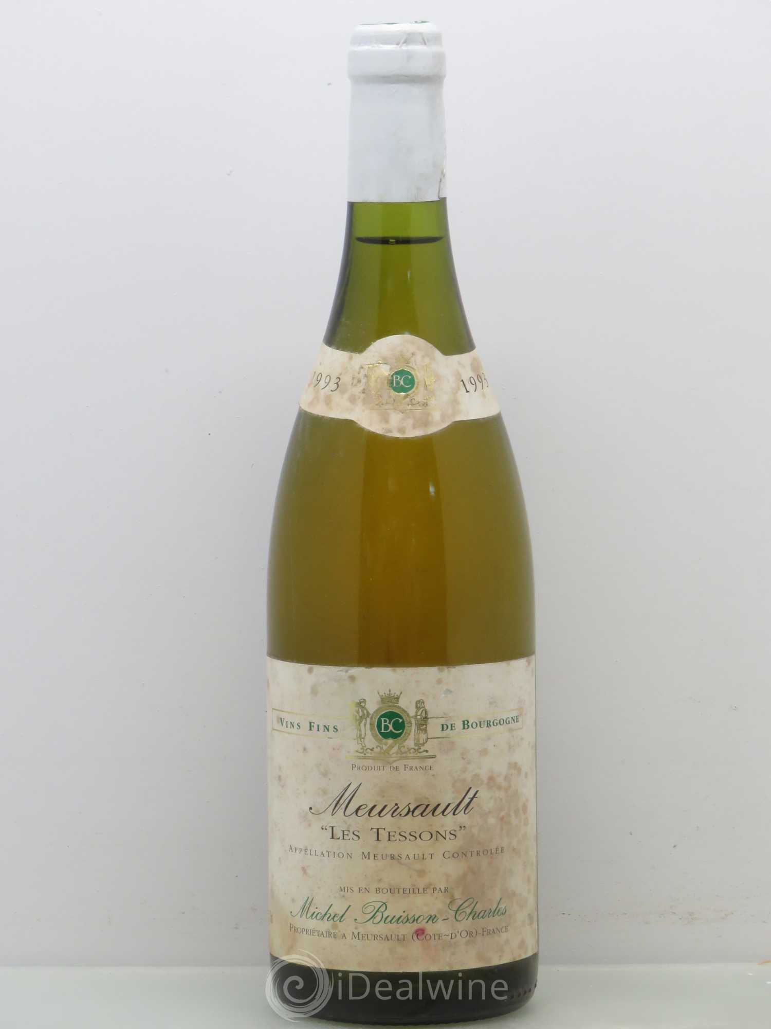 Meursault Les Tessons - Buisson-Charles 1993 - Posten von 1 Flasche - 0