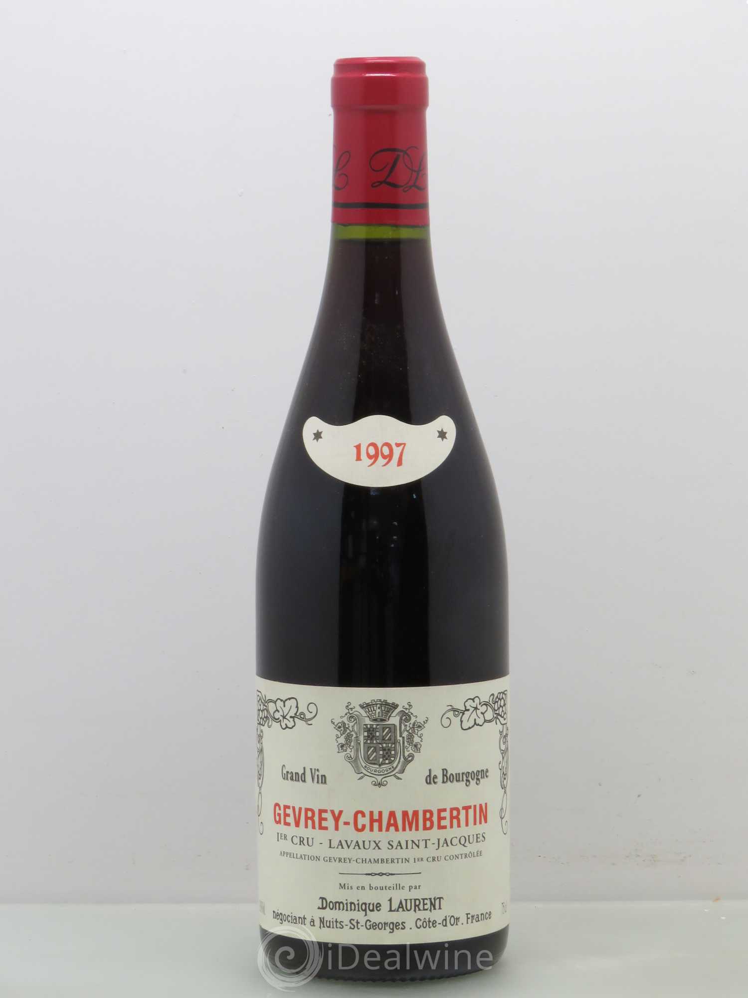 Gevrey-Chambertin 1er Cru Lavaux Saint Jacques Vieilles Vignes Dominique Laurent 1997 - Lot de 1 bouteille - 0