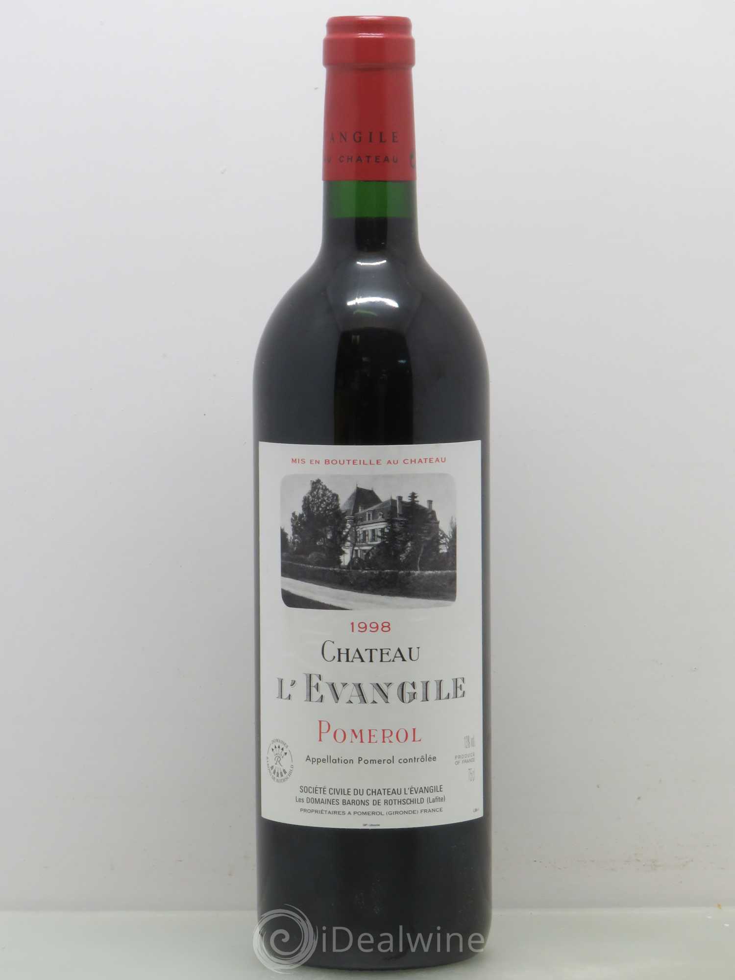 Château l' Évangile 1998 - Lot de 1 bouteille - 0