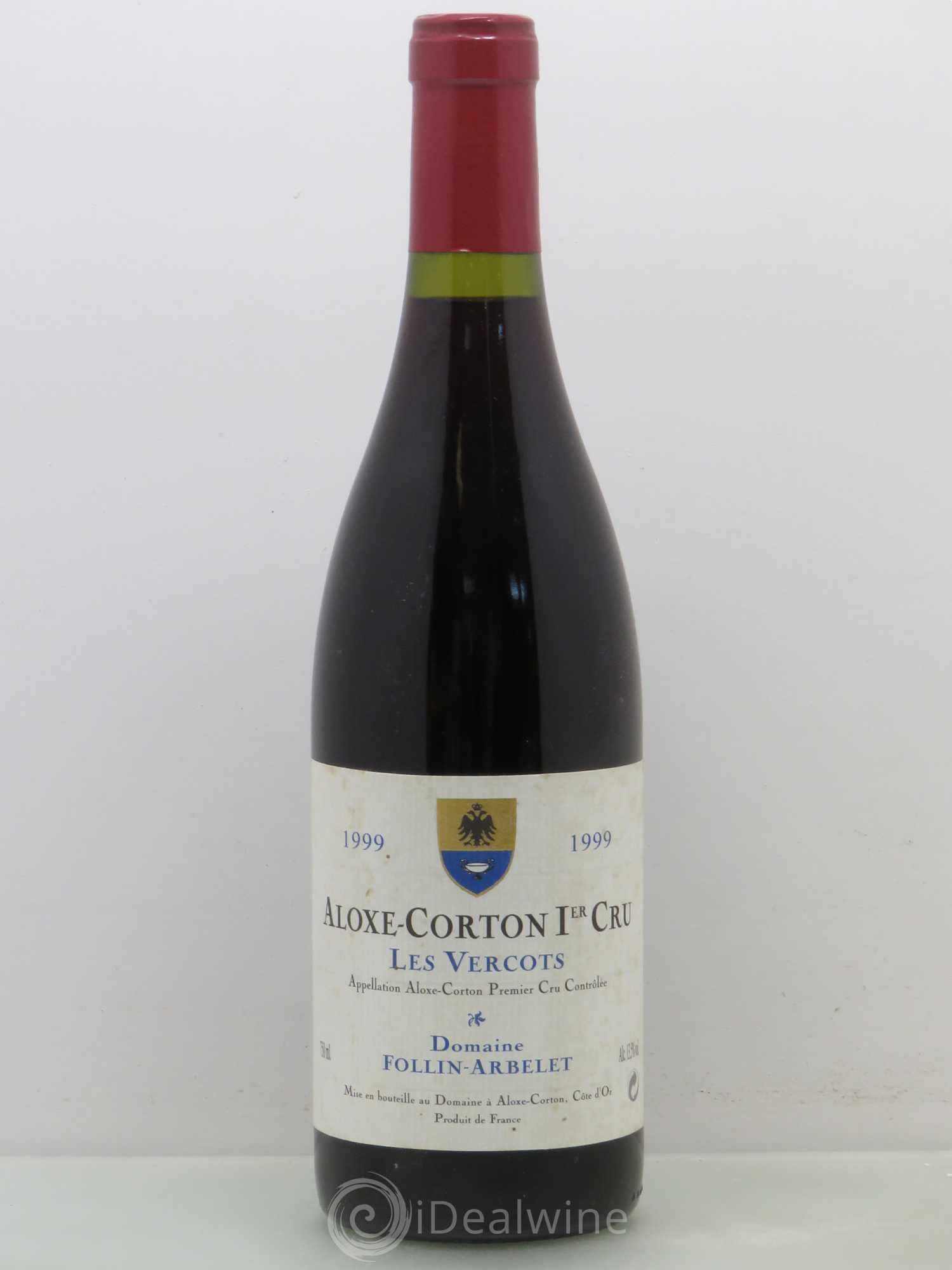 Aloxe-Corton 1er Cru Les Vercots Domaine Follin Arbelet 1999 - Posten von 1 Flasche - 0