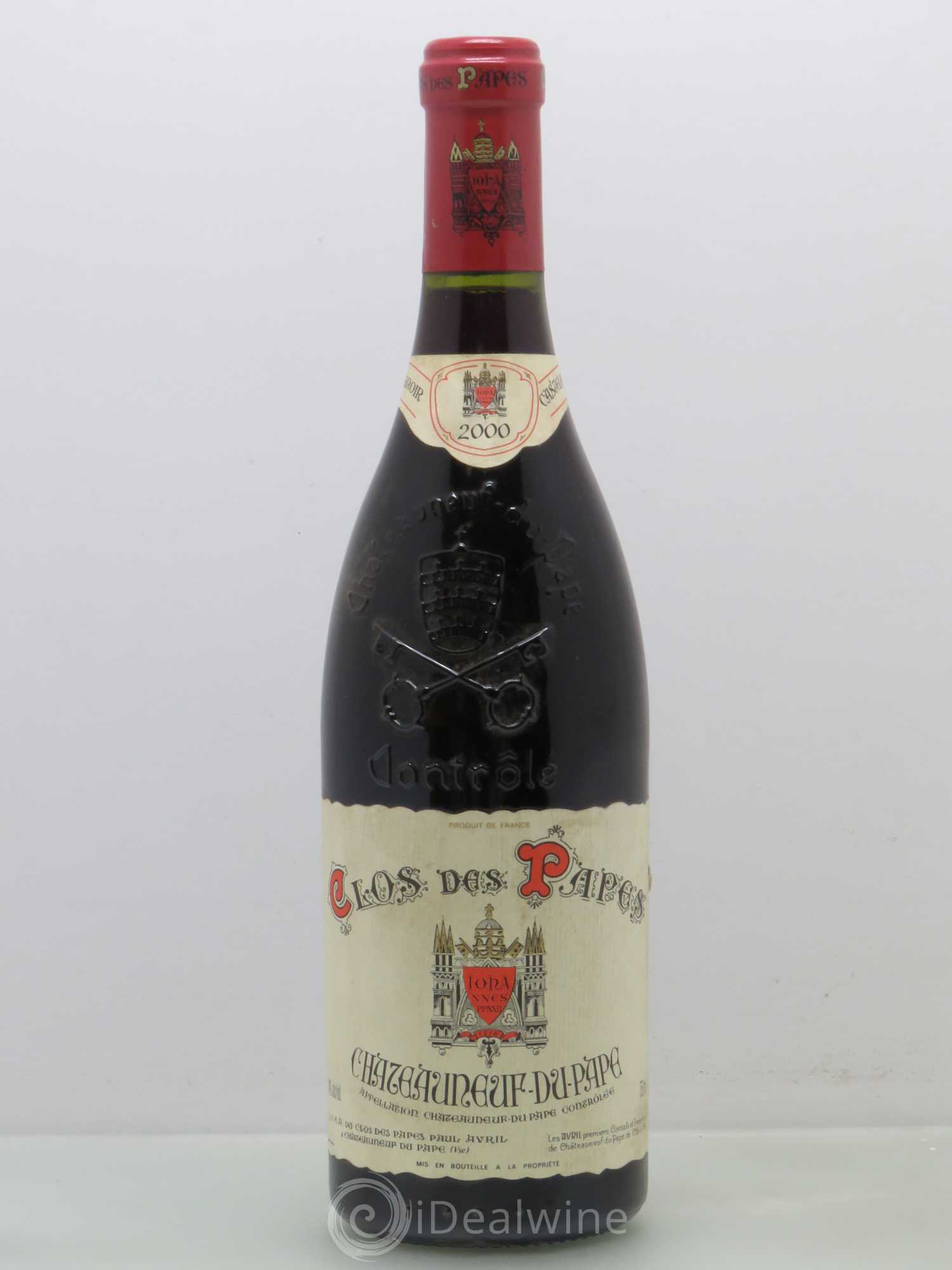 Châteauneuf-du-Pape Clos des Papes - Paul Avril 2000 - Lot de 1 bouteille - 0