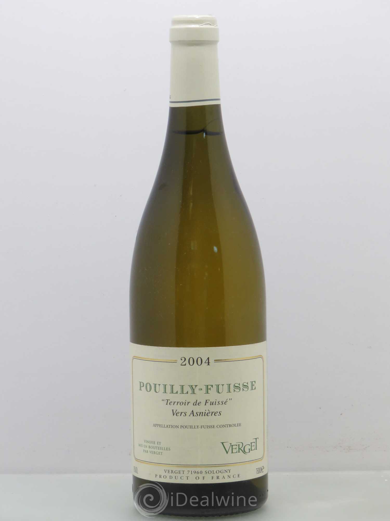 Pouilly-Fuissé Vers Asnieres Terroir De Verget 2004 - Posten von 1 Flasche - 0