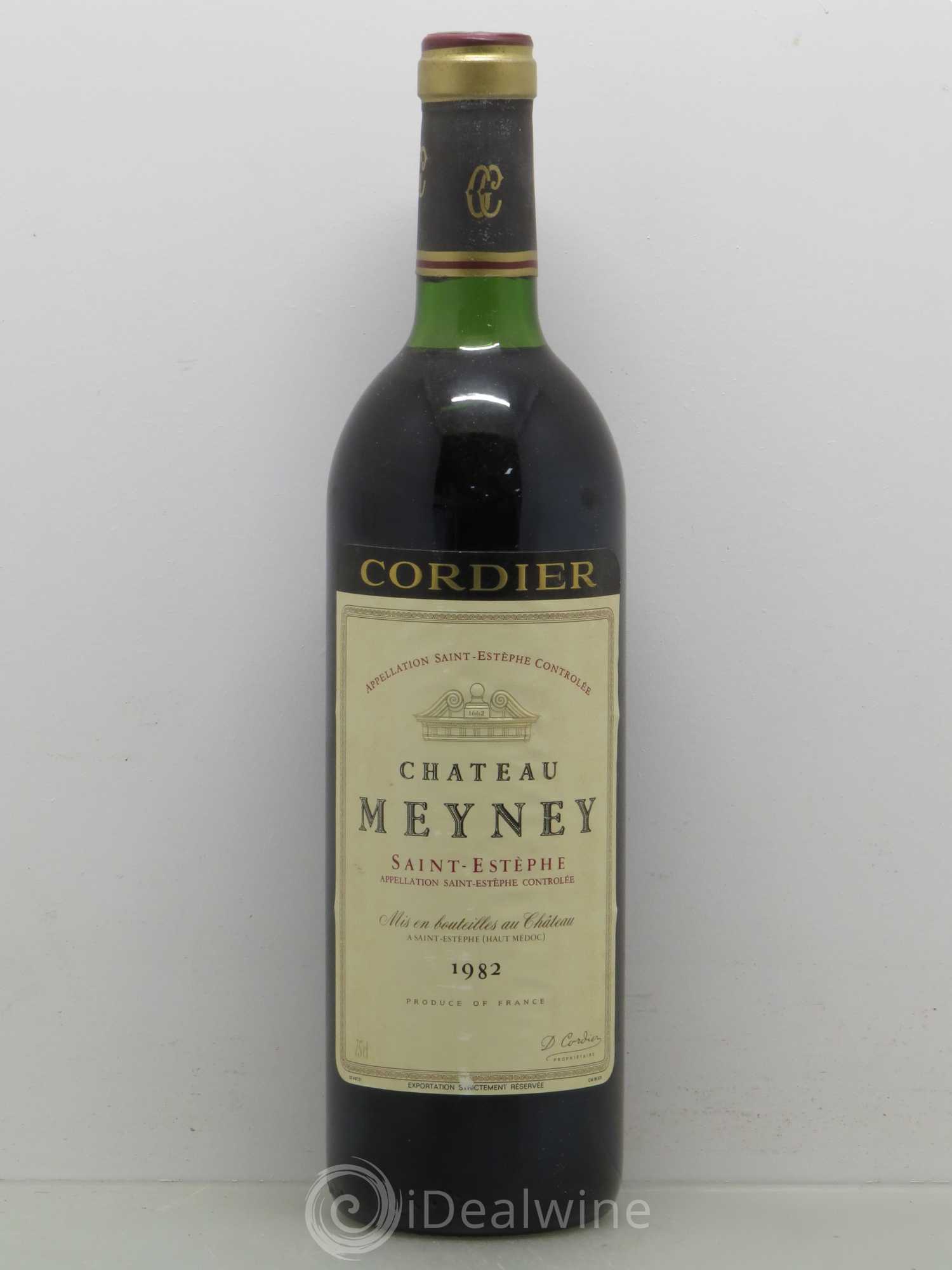 Château Meyney 1982 - Lot de 1 bouteille - 0