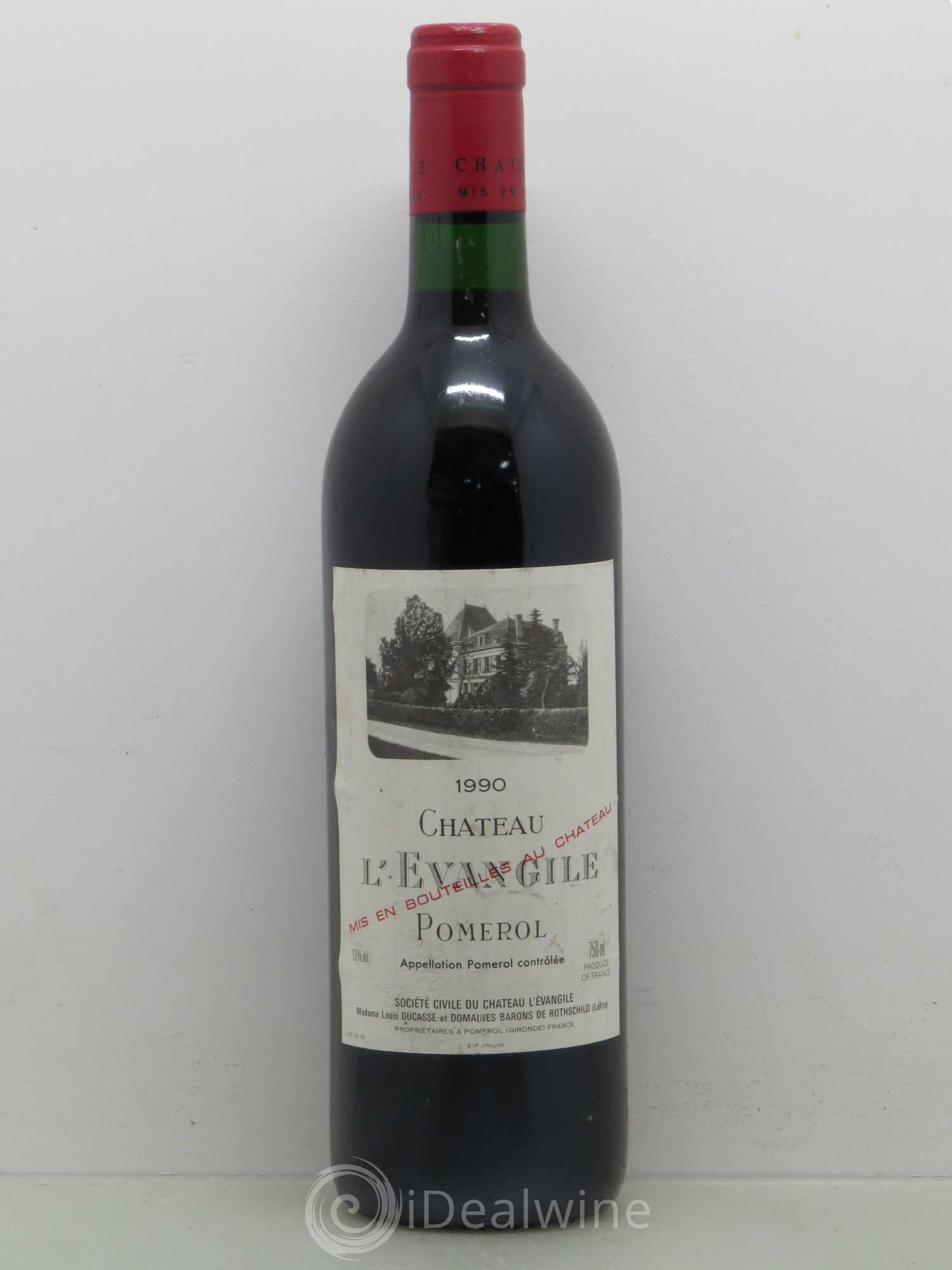 Château l' Évangile 1990 - Lot de 1 bouteille - 0