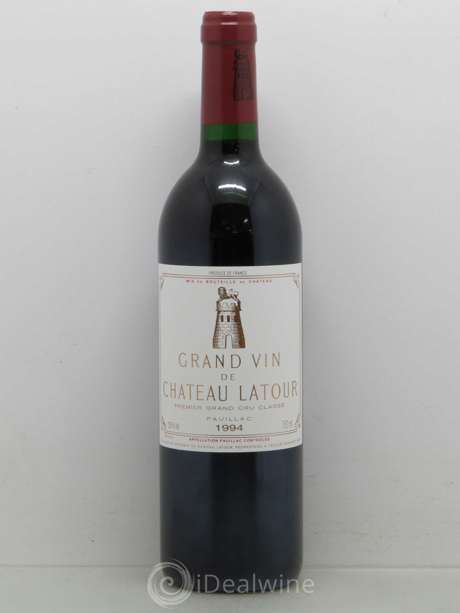 Château Latour 1er Grand Cru Classé 1994 - Lot de 1 bouteille - 0