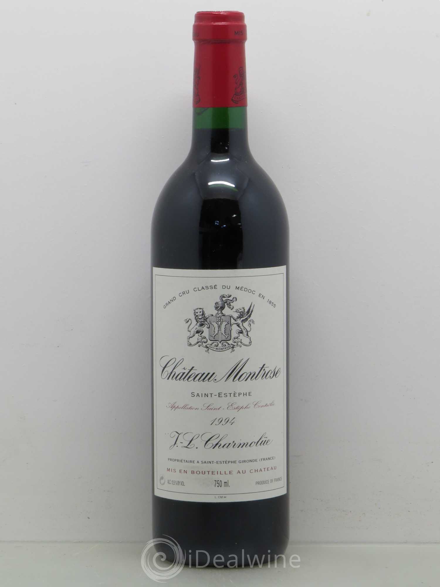 Château Montrose 2ème Grand Cru Classé 1994 - Lot de 1 bouteille - 0