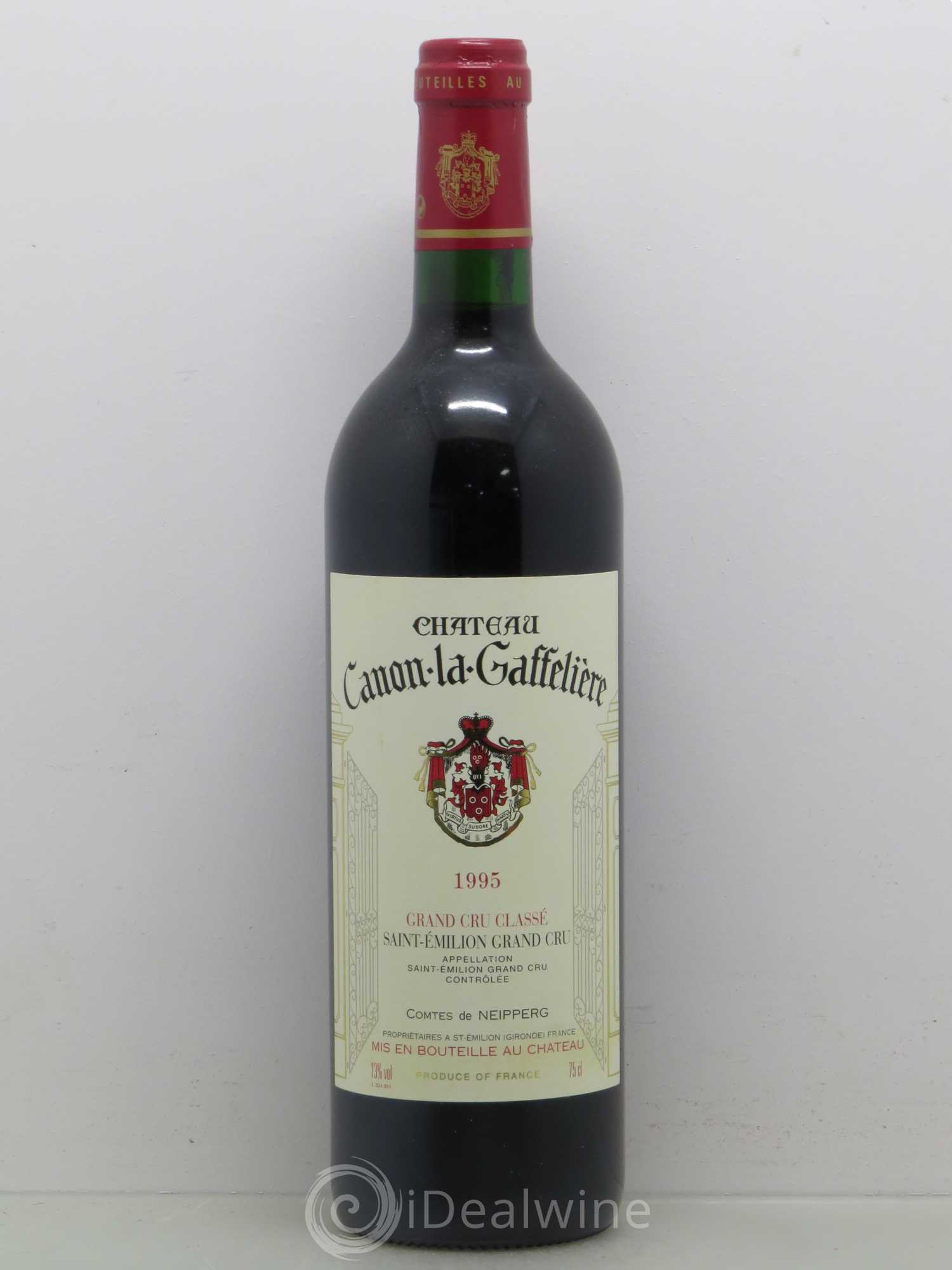 Château Canon la Gaffelière 1er Grand Cru Classé B 1995 - Lot de 1 bouteille - 0